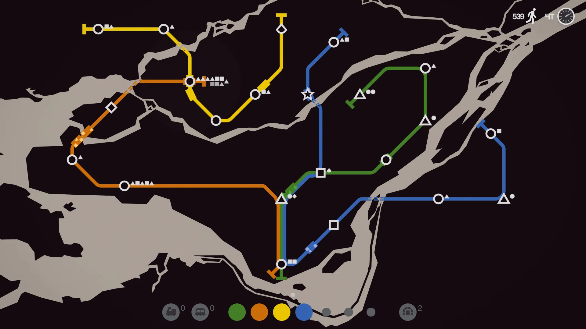 Mini Metro: скриншот 3