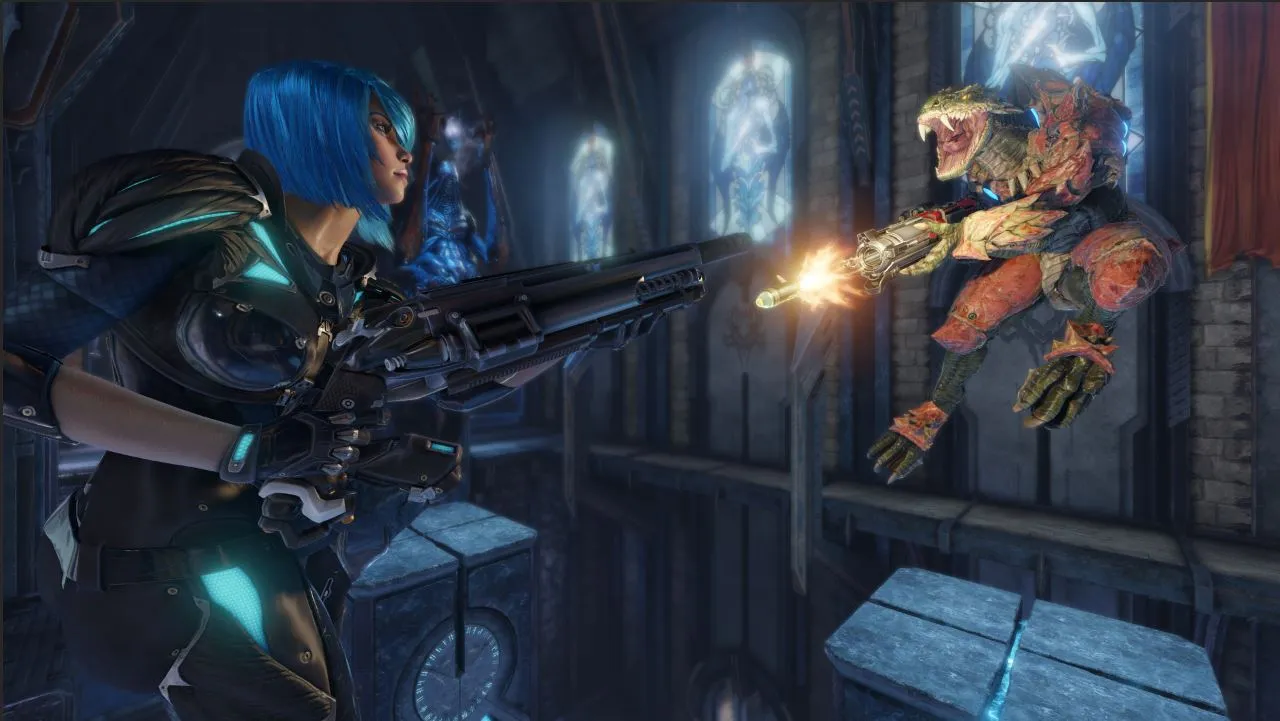 Quake Champions: скриншот 1