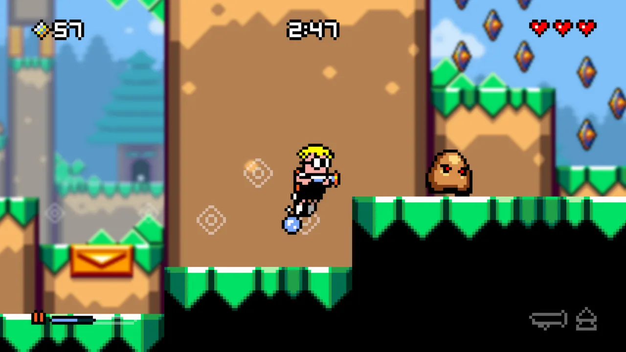 Mutant Mudds Deluxe: скриншот 1