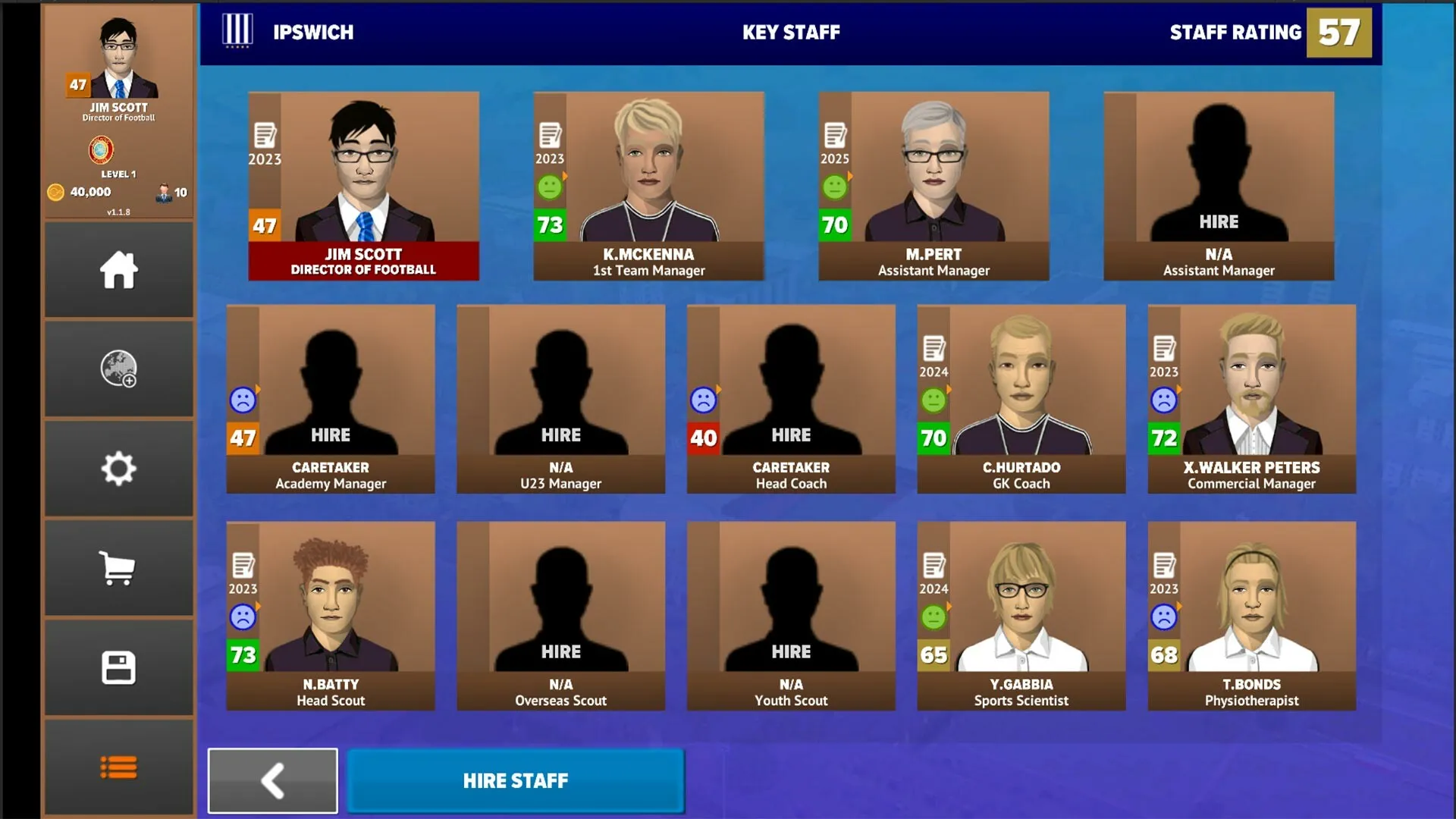 Football Club Management 2023: скриншот 5