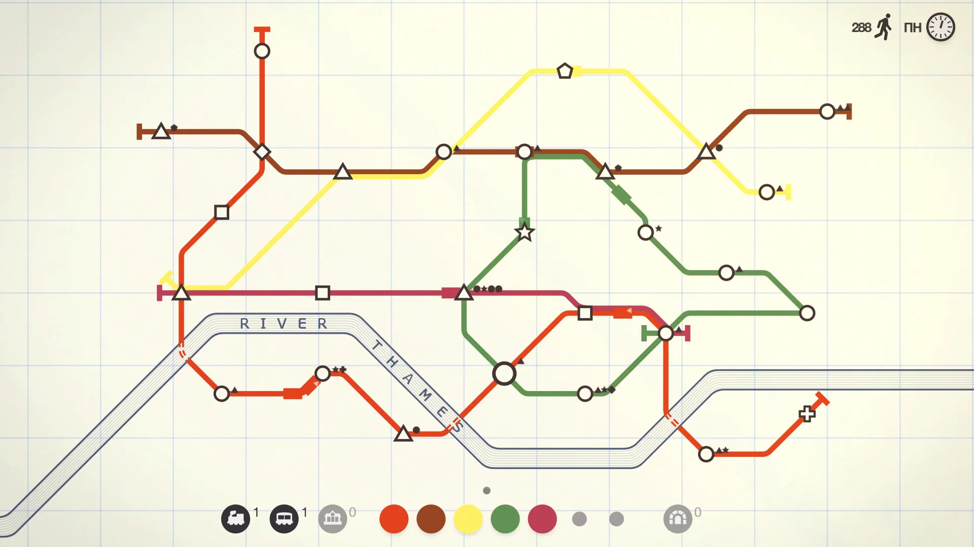 Mini Metro: скриншот 2