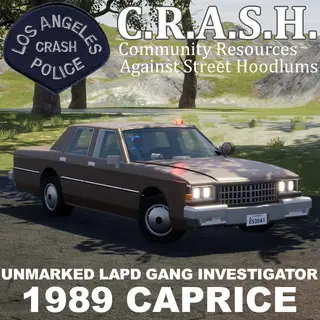 1989 C.R.A.S.H. Detective Chevy Caprice 9C1 - 1.0+