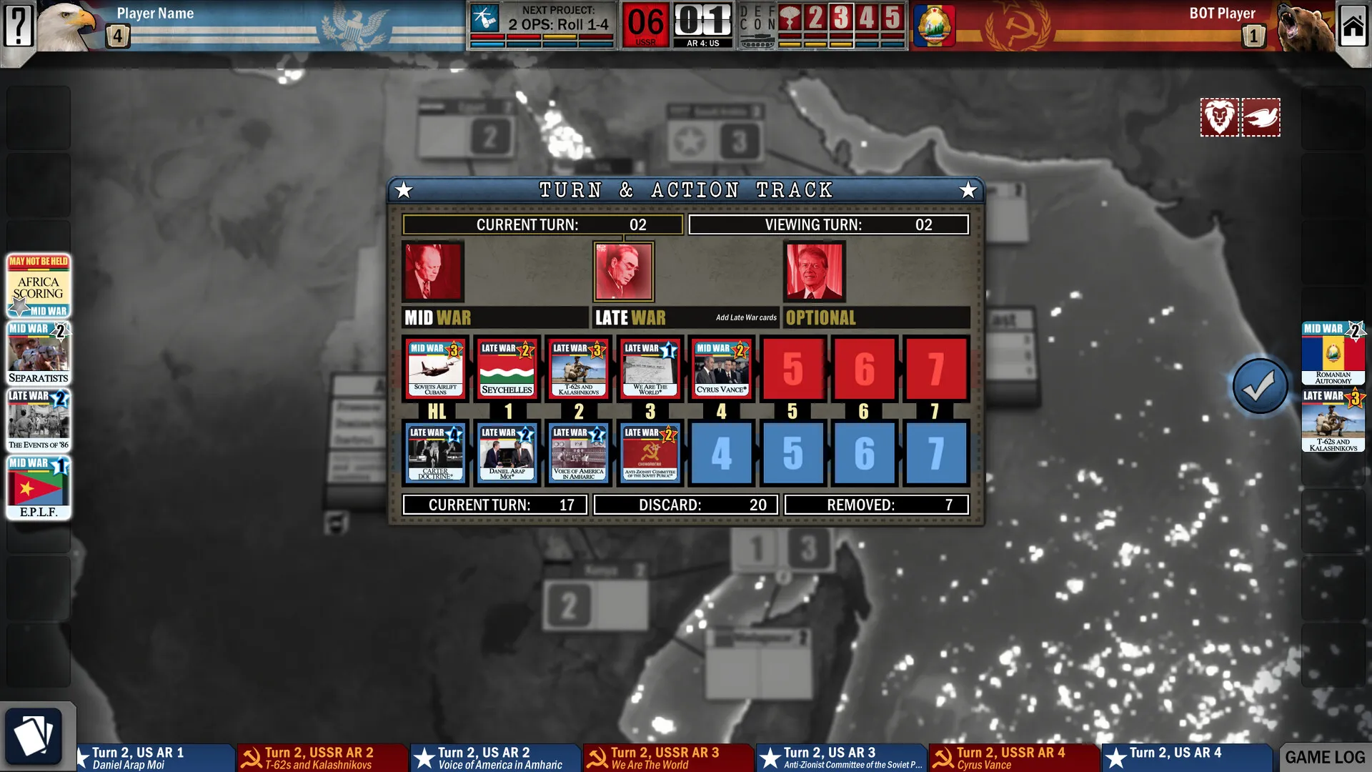 Twilight Struggle: Red Sea: скриншот 5