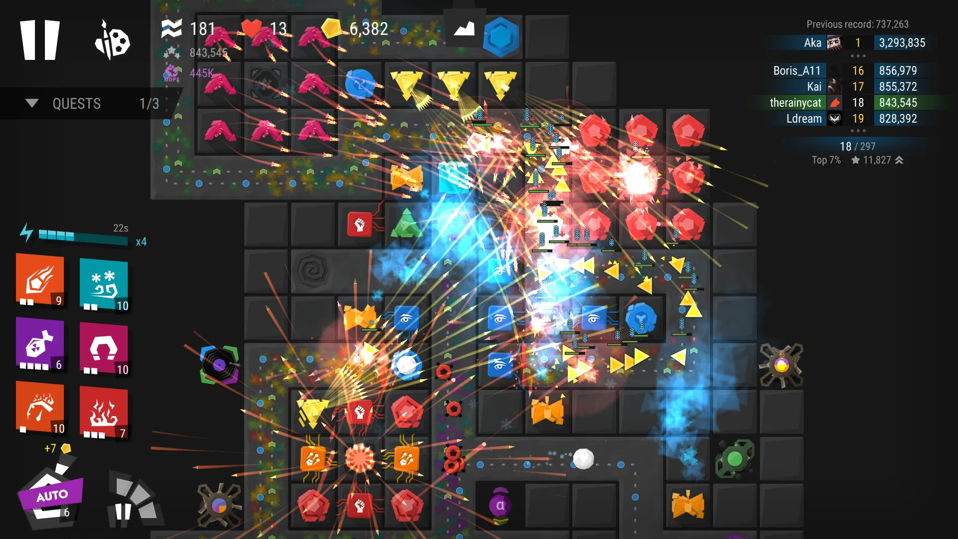 Infinitode 2 - Infinite Tower Defense: скриншот 2
