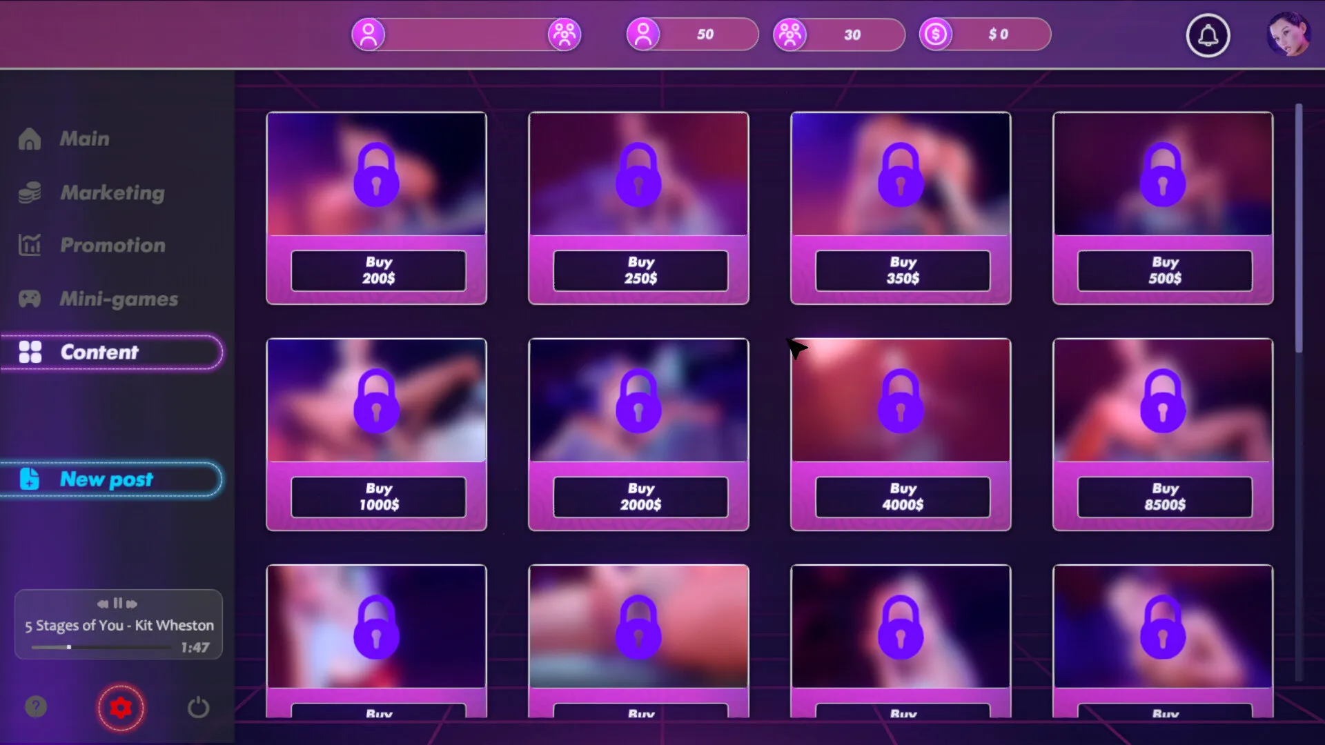 OnlyFap Simulator 6 💦: скриншот 5