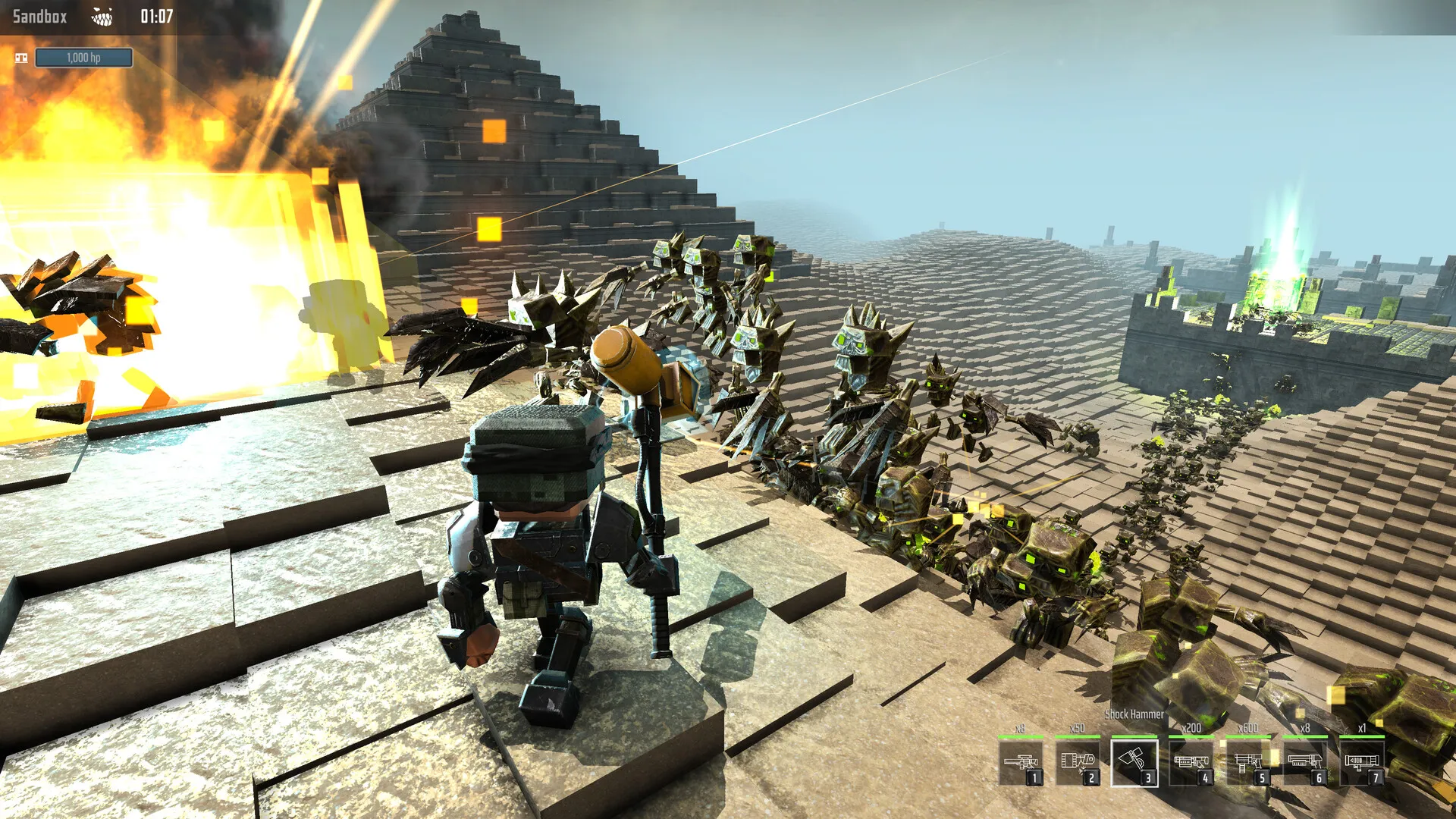 Block Fortress 2: скриншот 1
