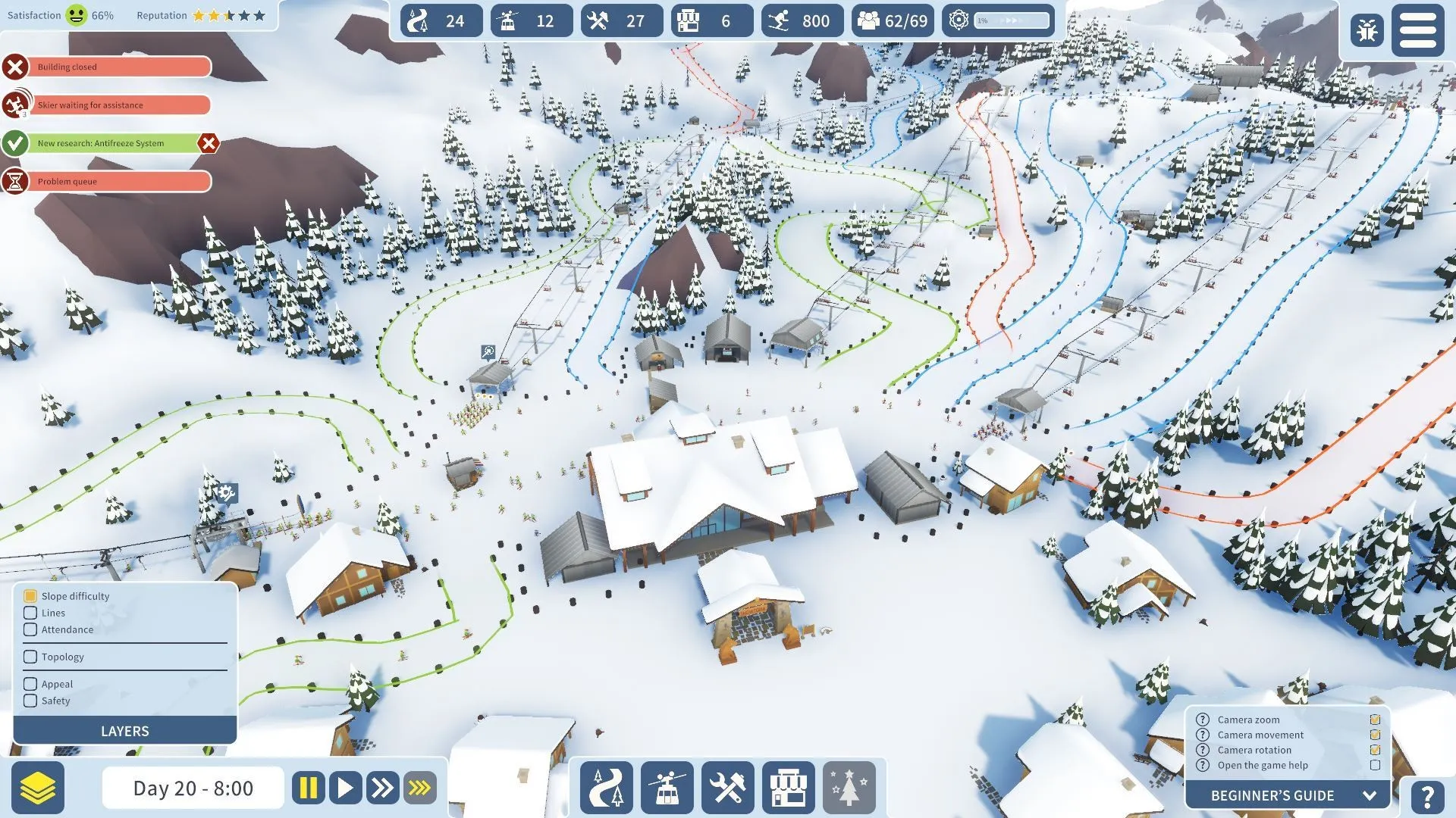 Snowtopia: Ski Resort Builder: скриншот 1