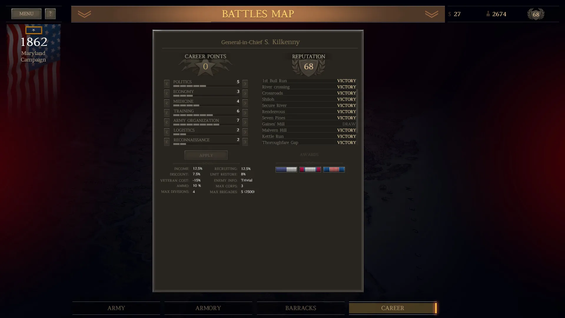 Ultimate General: Civil War: скриншот 6
