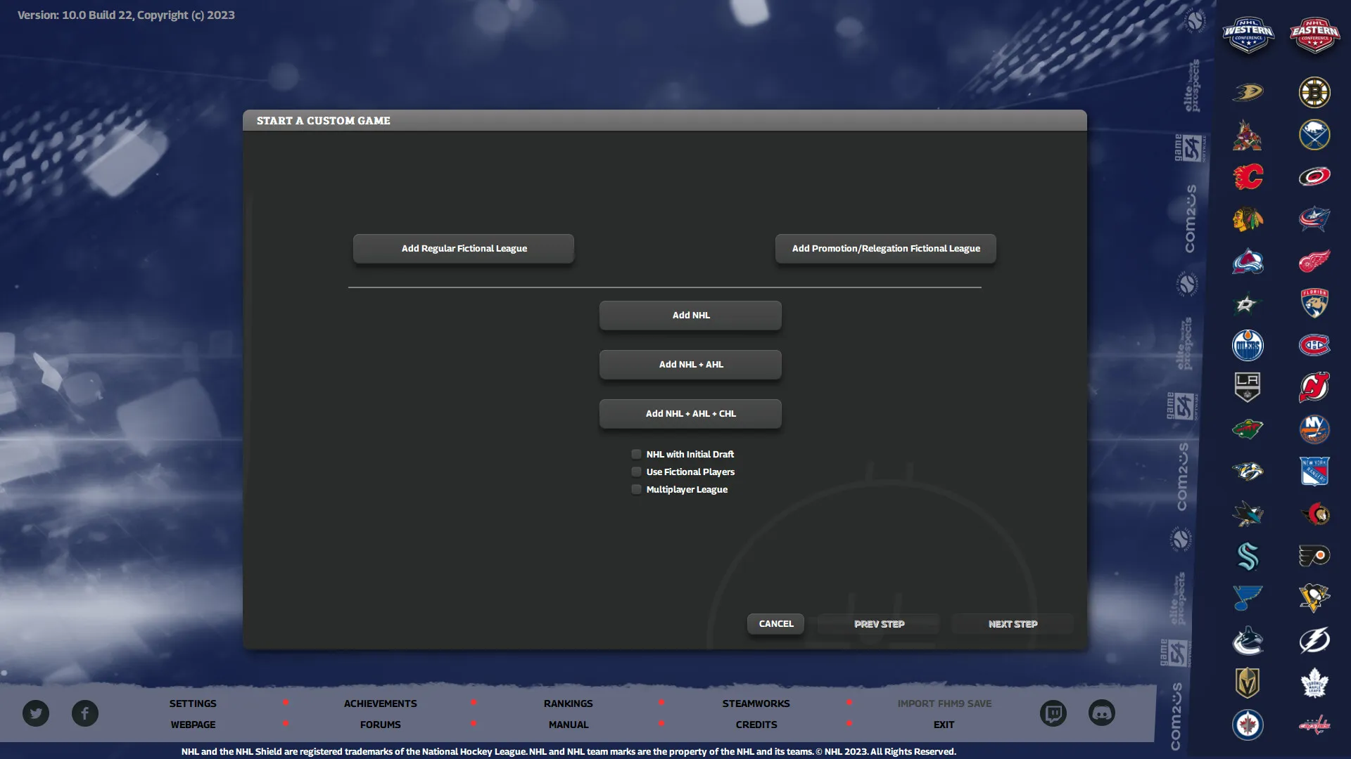 Franchise Hockey Manager 10: скриншот 8