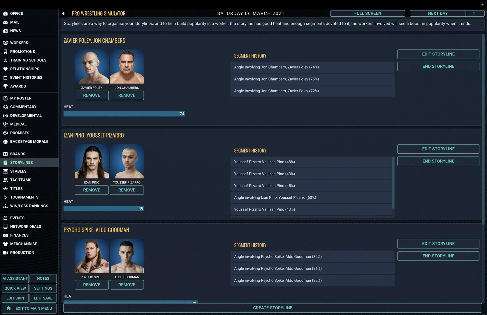 Pro Wrestling Sim: скриншот 8