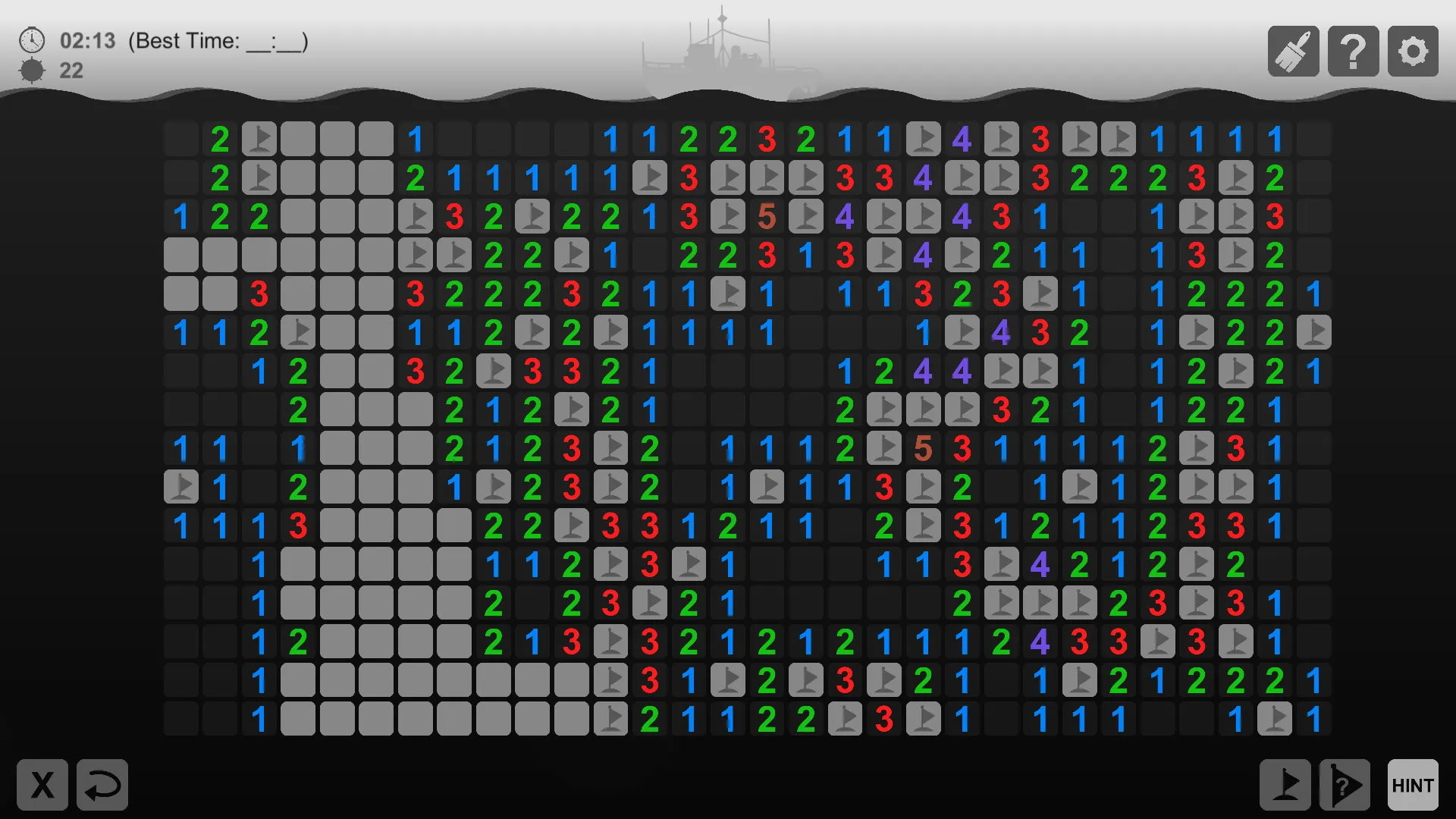Minesweeper Classy: скриншот 1