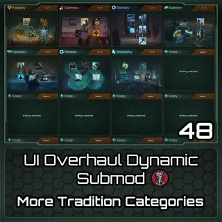 UI Overhaul Dynamic - More Tradition Categories (48)