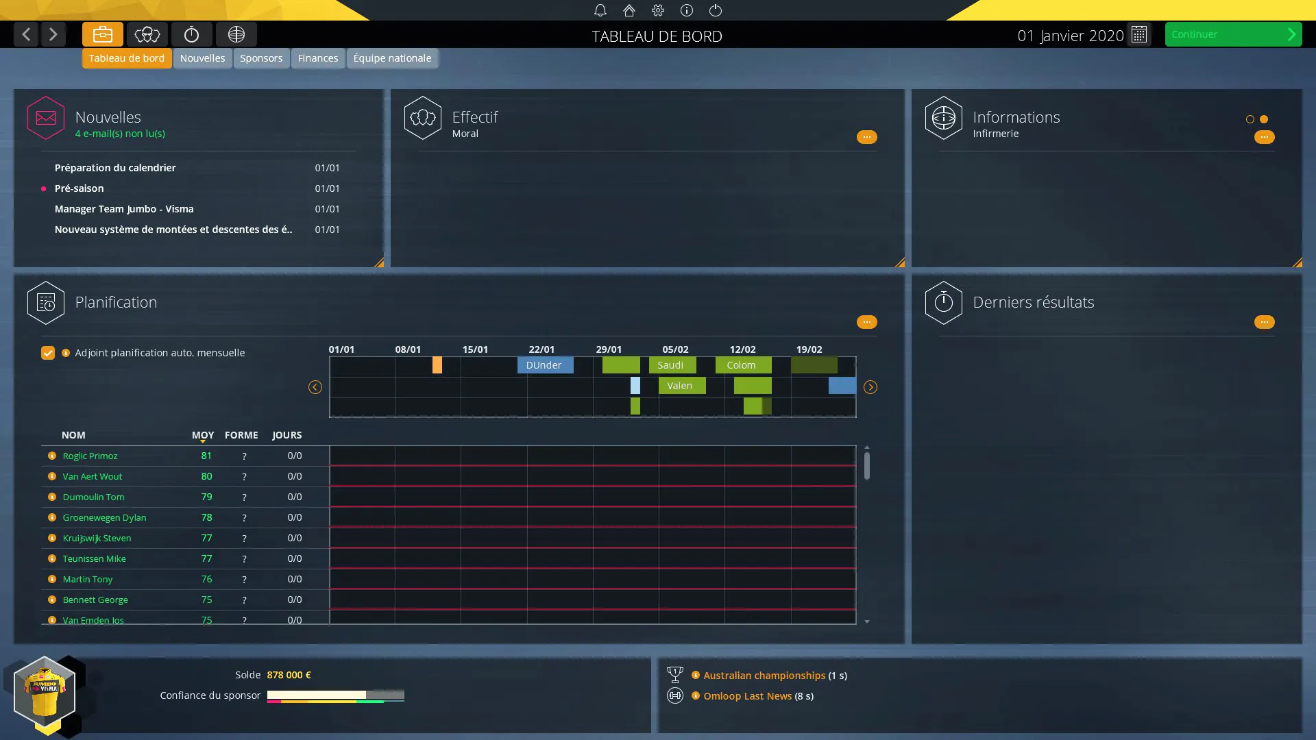 Pro Cycling Manager 2020: скриншот 1