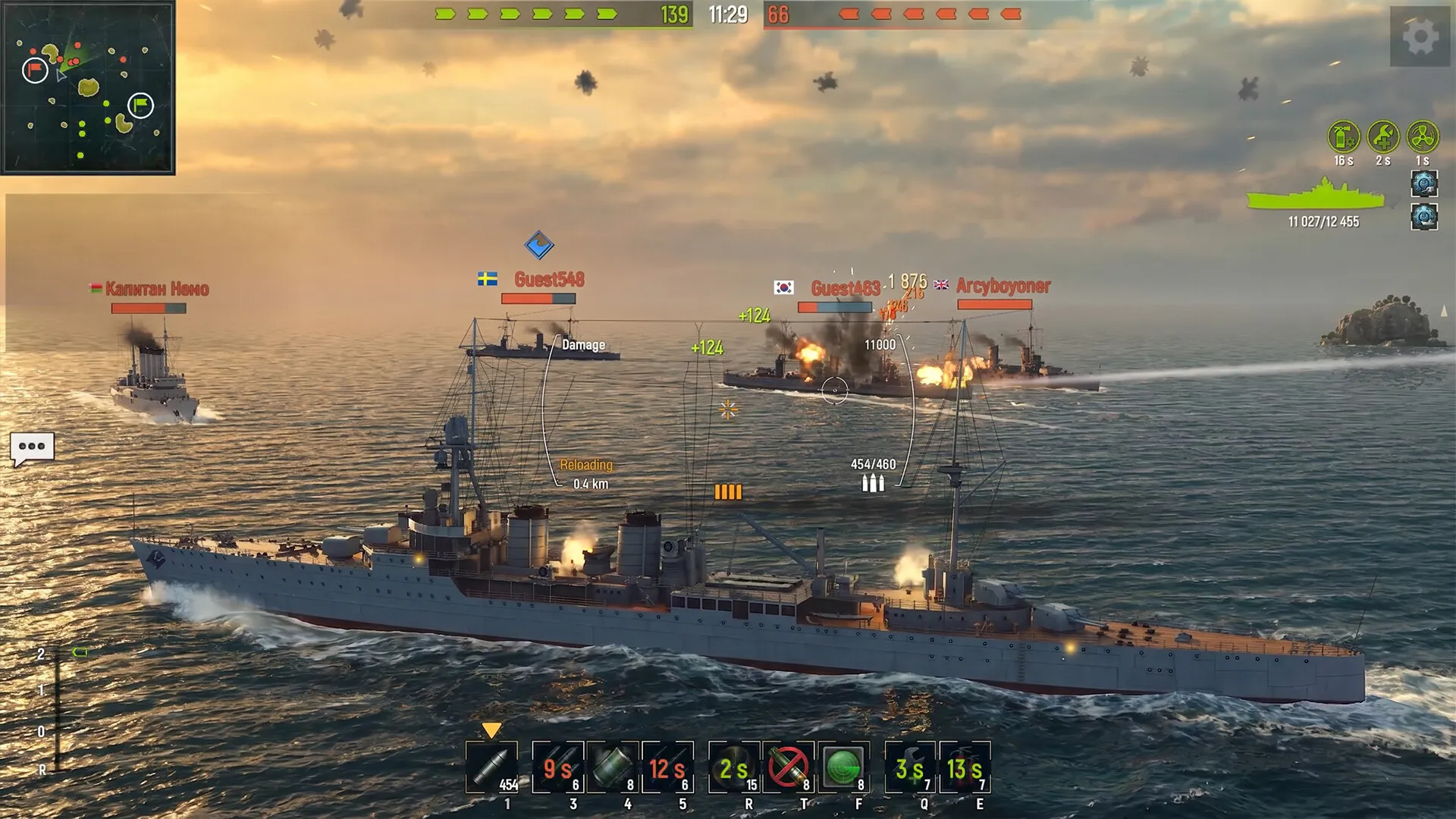 Navy War: Морской бой онлайн: скриншот 3