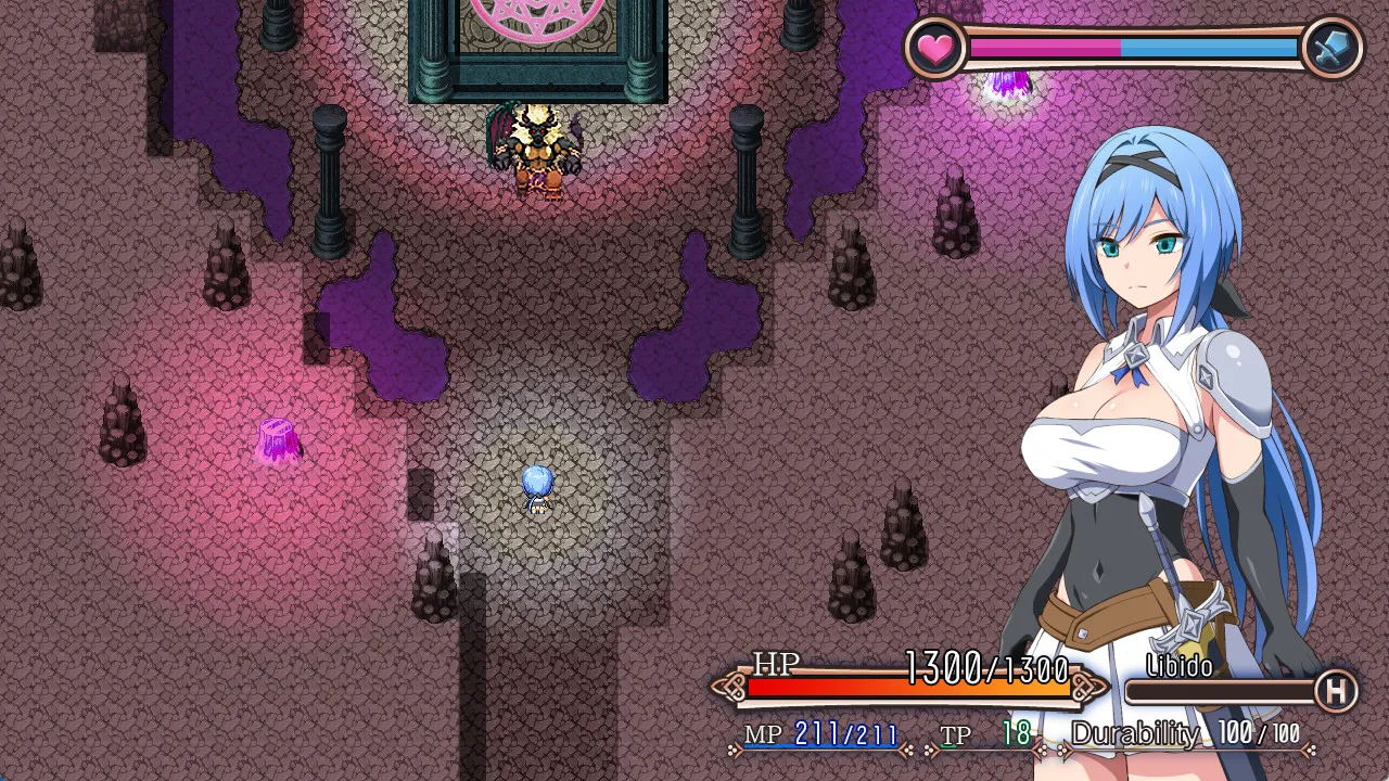 Nightmare Knight ~Sacred Maiden & Fallen Magic~: скриншот 1