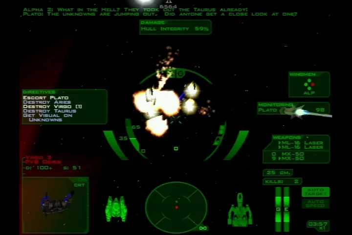 Descent: FreeSpace – The Great War: скриншот 4