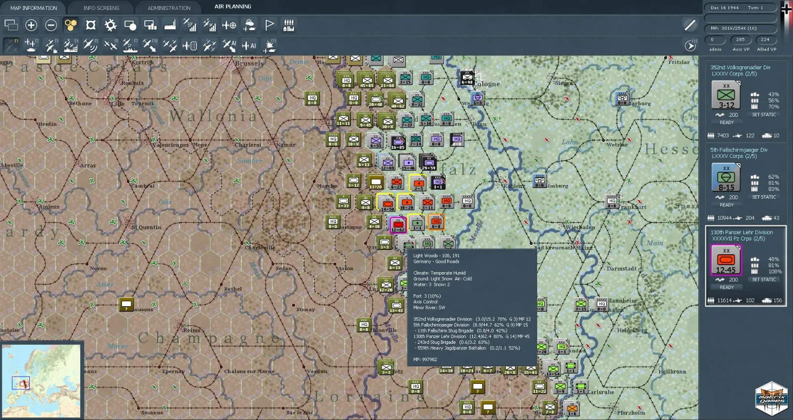 Gary Grigsby's War in the West: скриншот 6