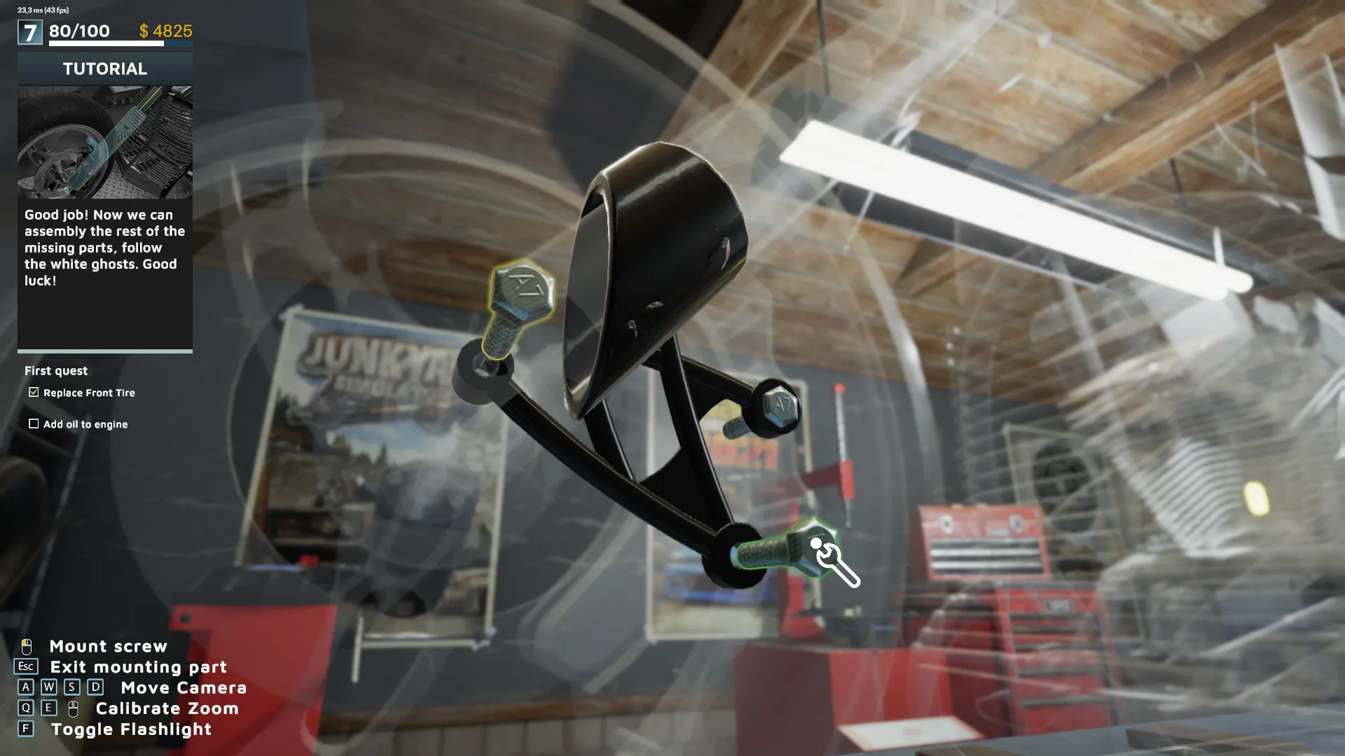 Motorcycle Mechanic Simulator 2021: Prologue: скриншот 3