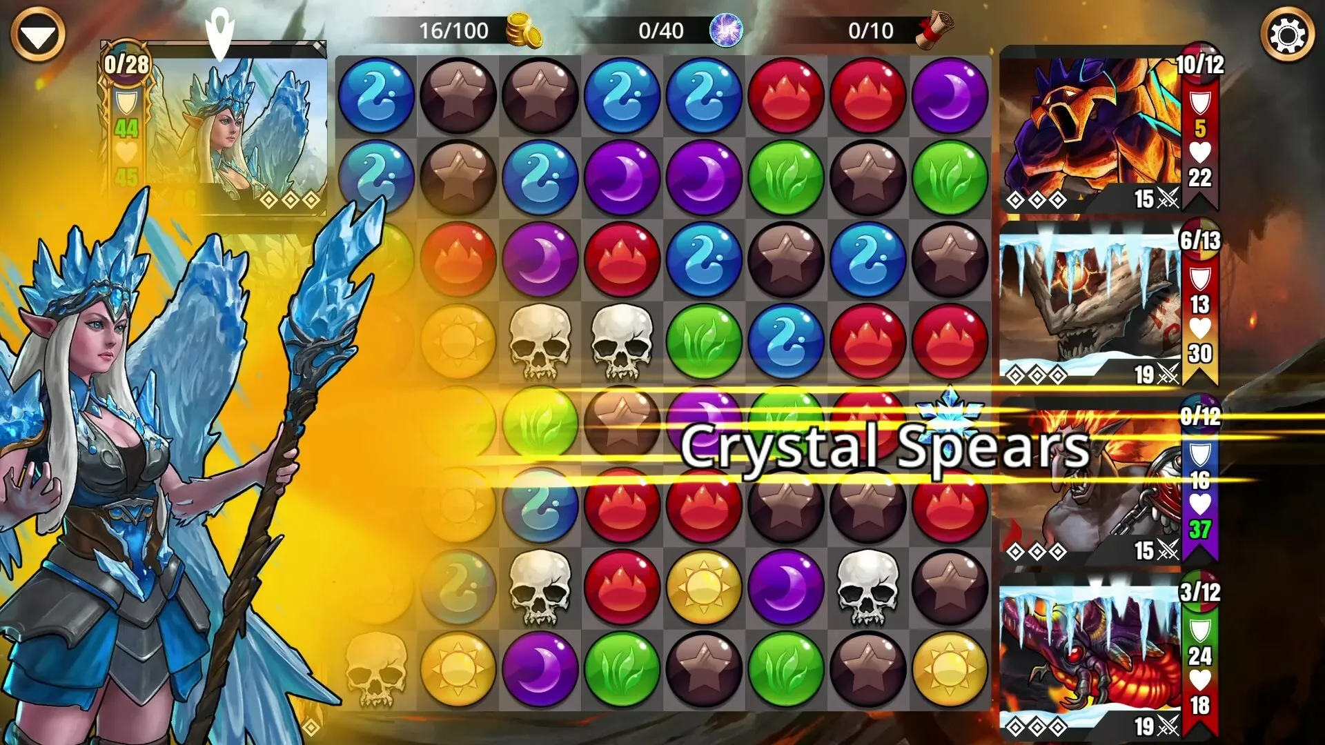 Gems of War - Puzzle RPG: скриншот 4