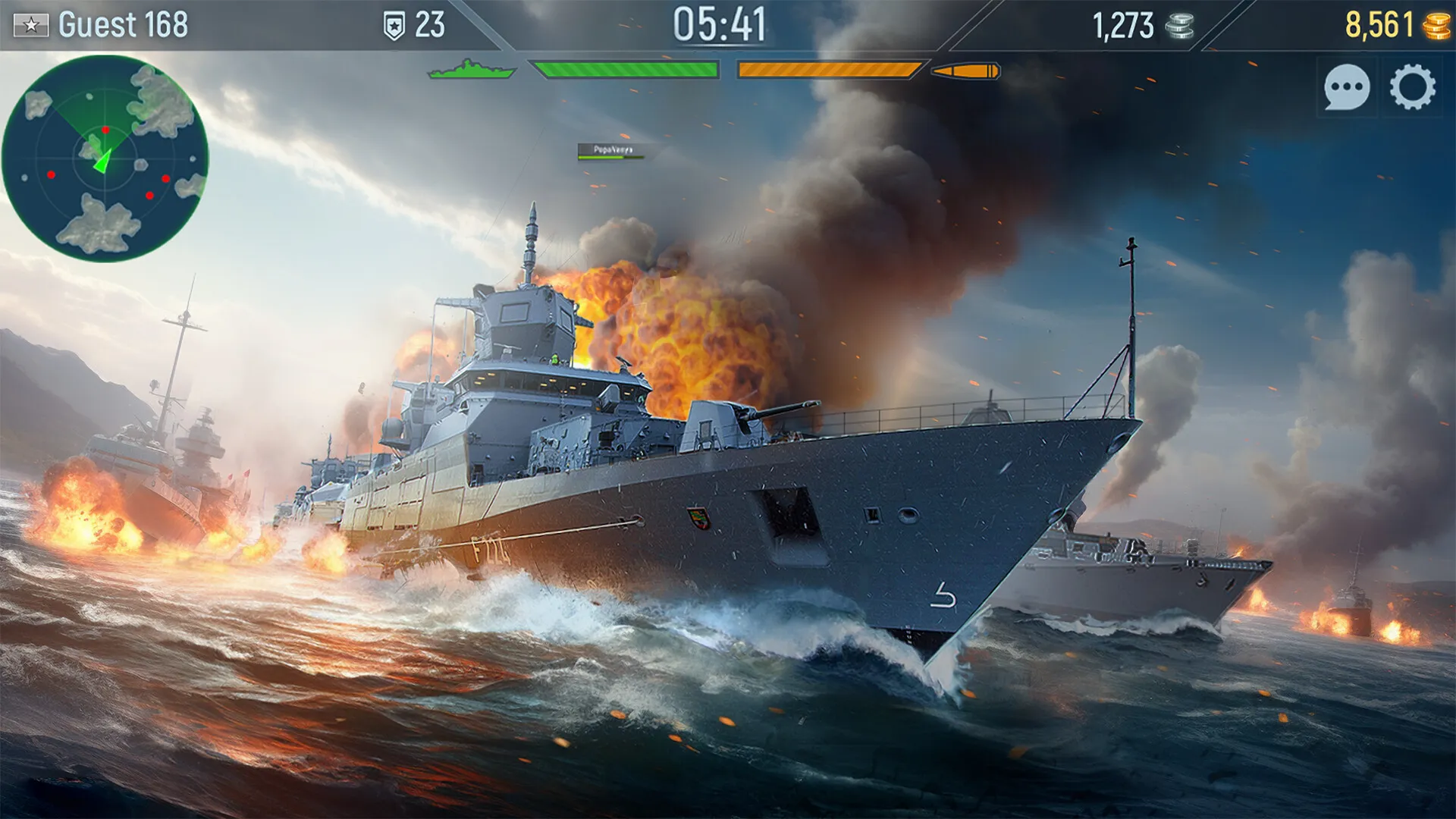Naval Armada: Морской бой, Боевые корабли: скриншот 6