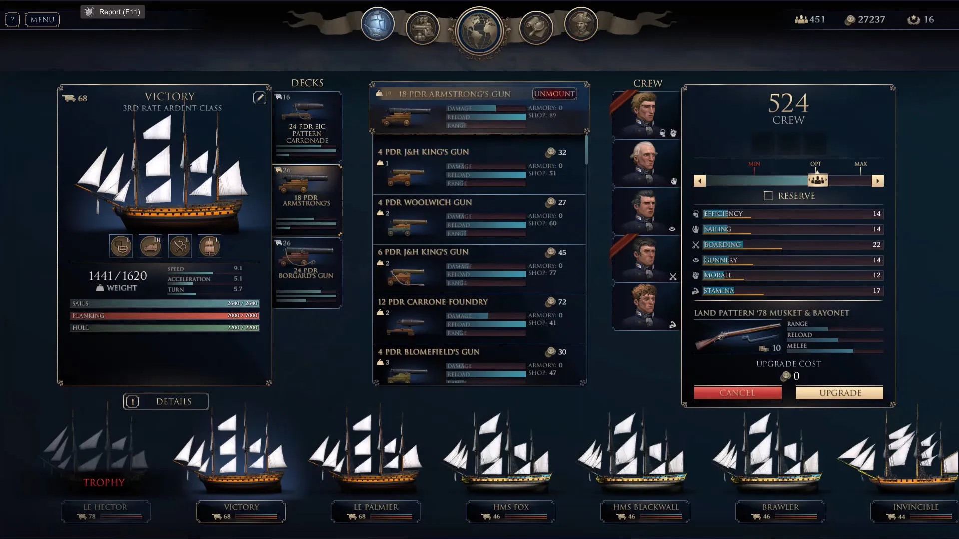 Ultimate Admiral: Age of Sail: скриншот 6