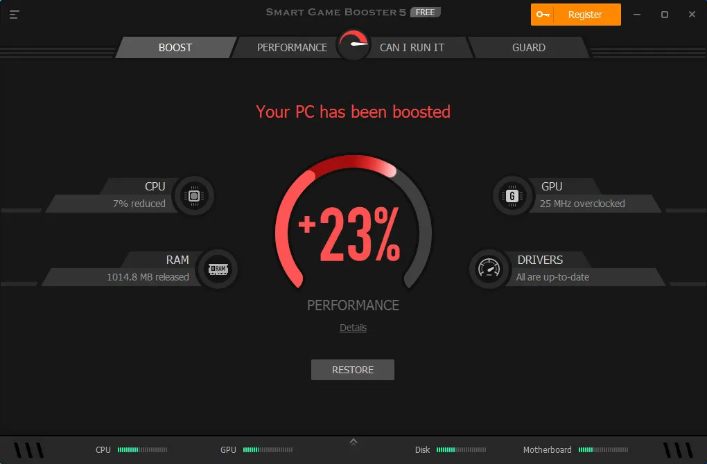 Smart Game Booster: скриншот 2