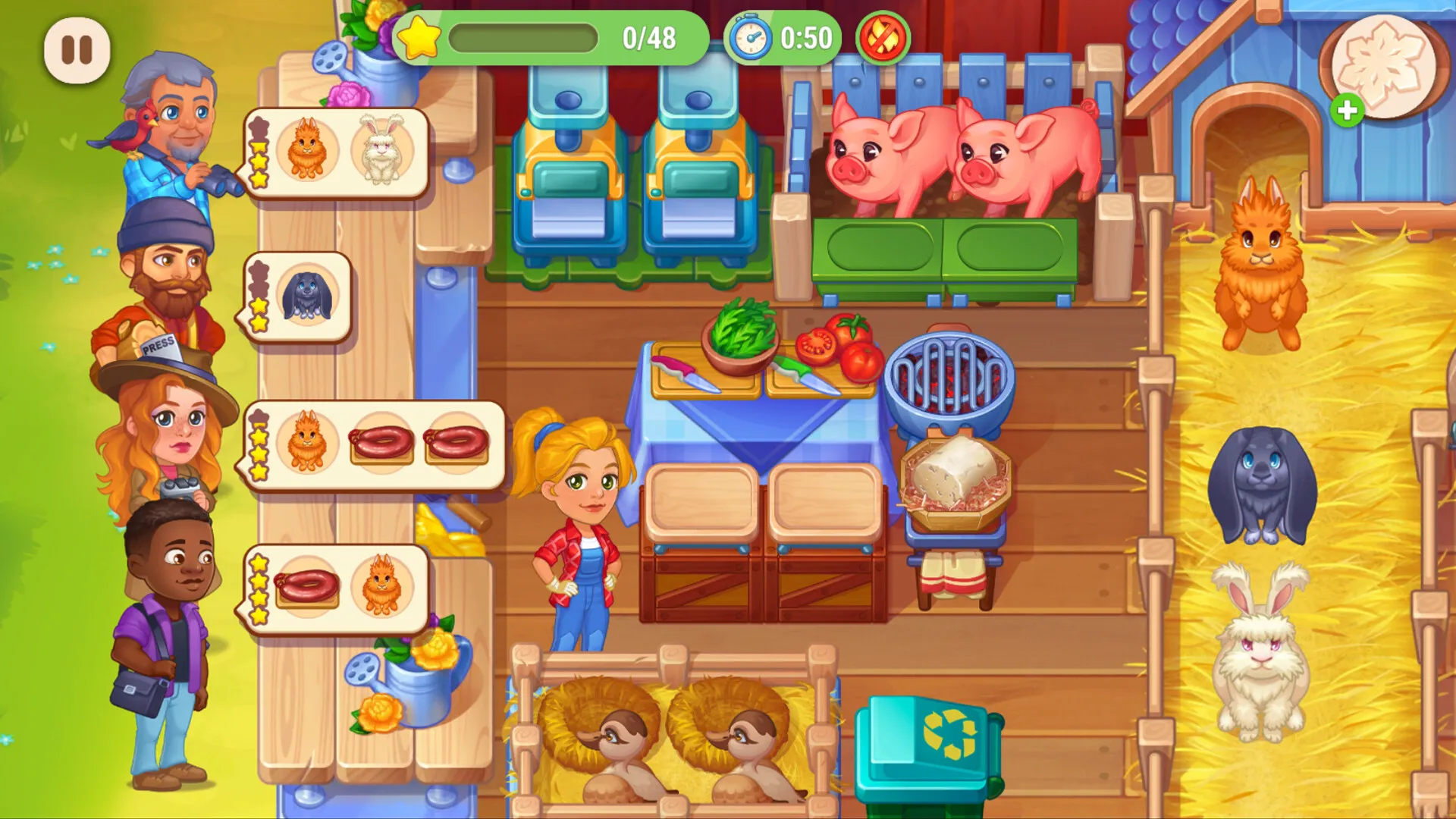 Farming Fever - Pizza and Burger Cooking game: скриншот 6