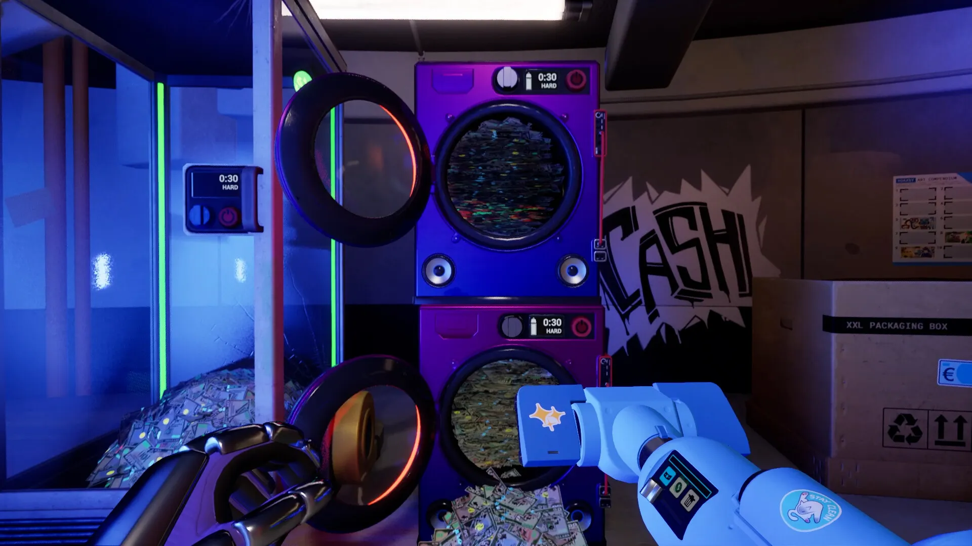 Cash Cleaner Simulator: скриншот 1