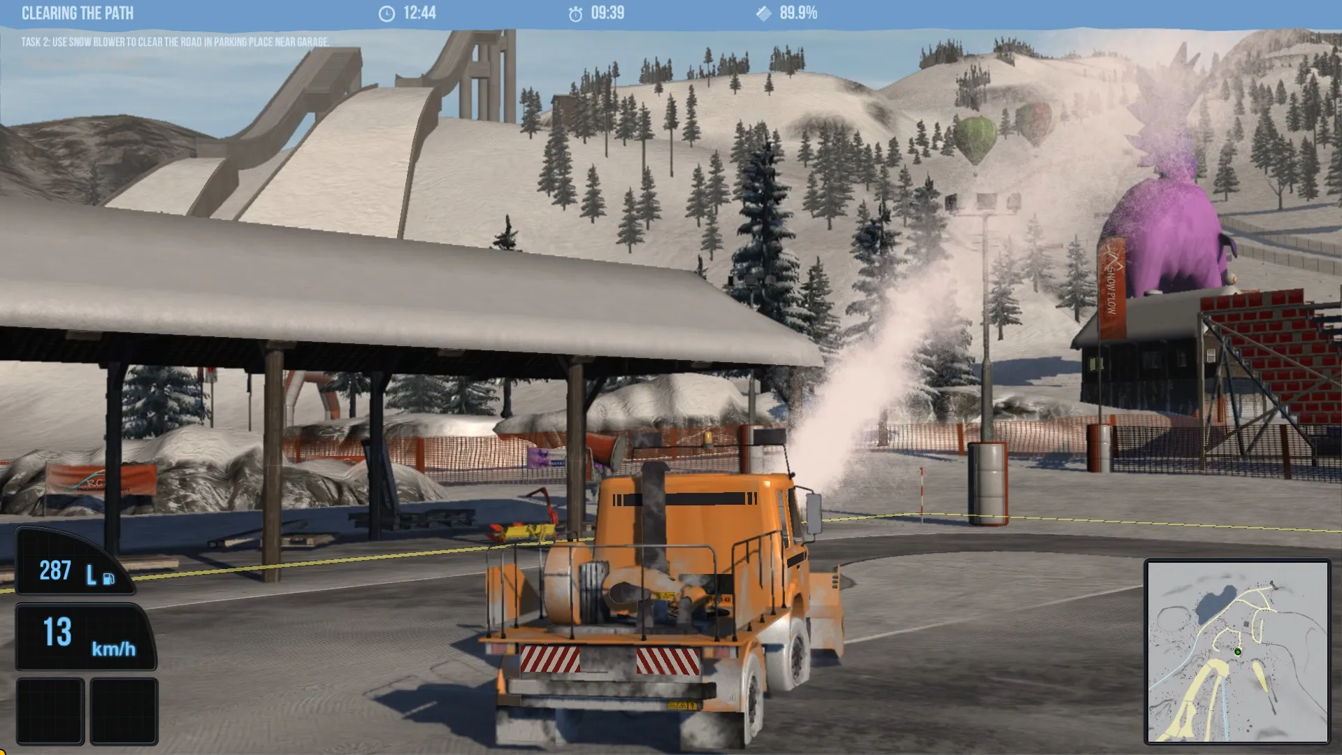Snowcat Simulator: скриншот 2