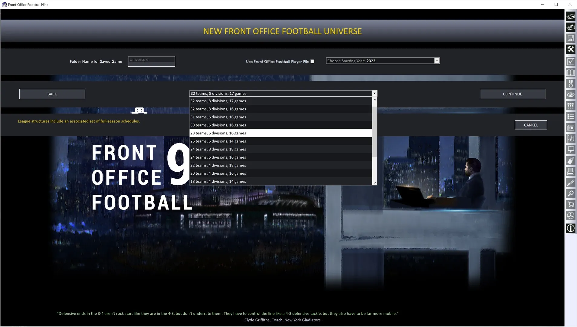 Front Office Football Nine: скриншот 1