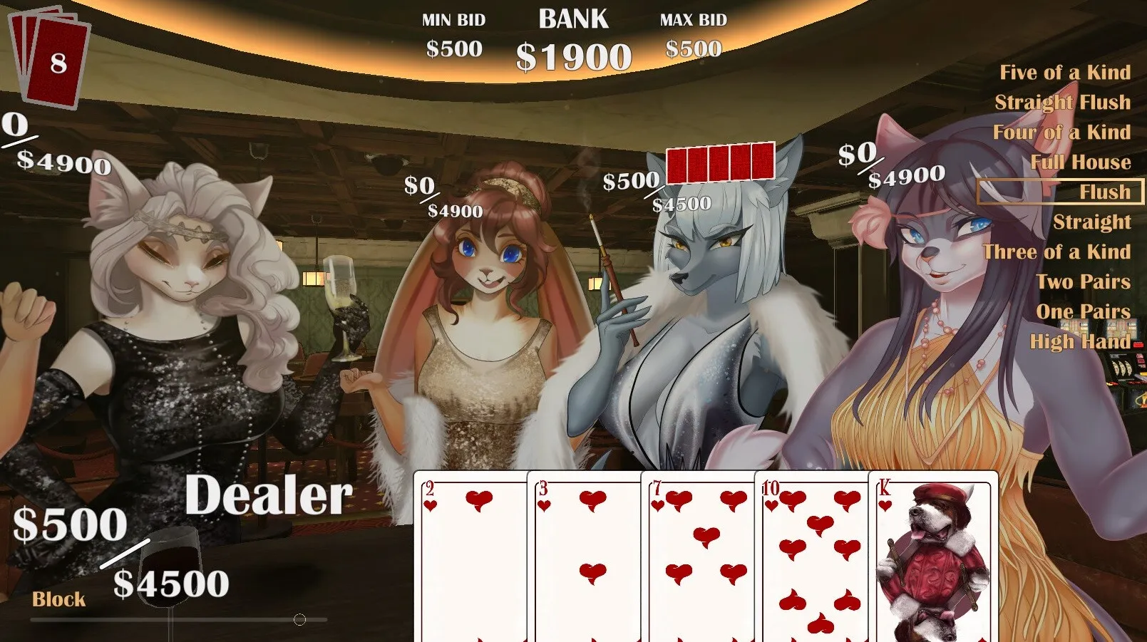 Furry Sex: Poker 🃏♥️: скриншот 7