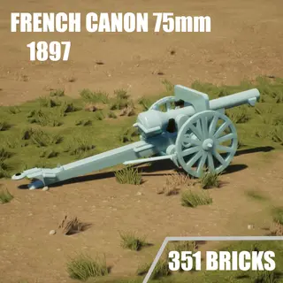 French canon 75mm