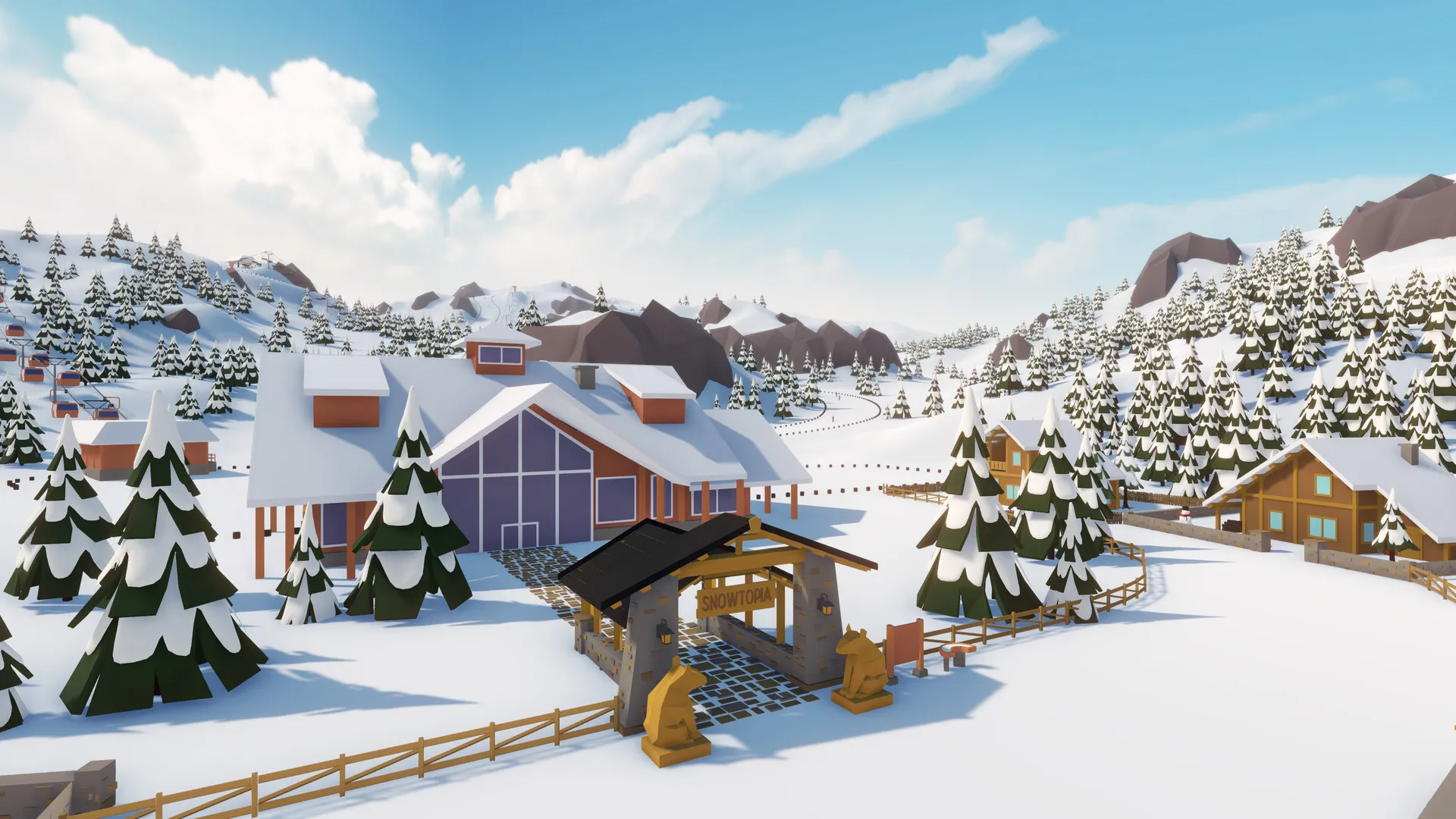 Snowtopia: Ski Resort Builder: скриншот 8