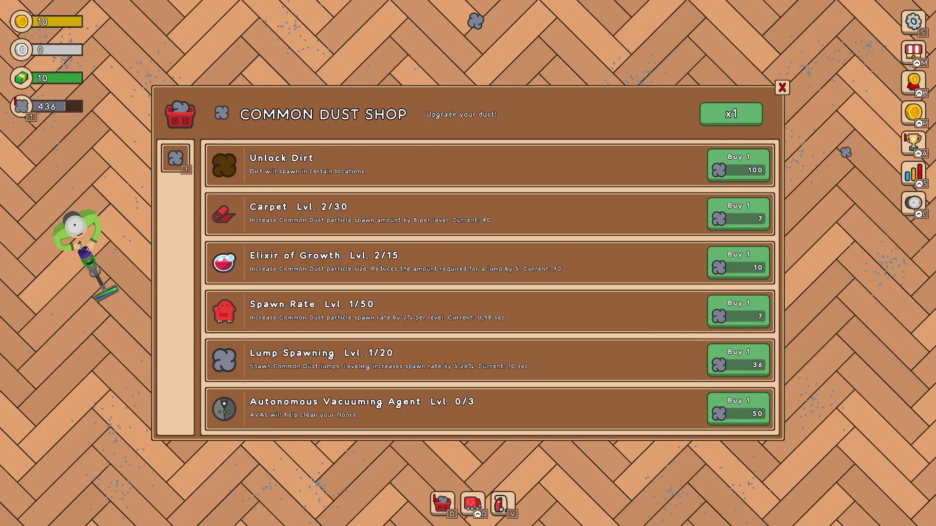 Vacuum Warrior - Idle Game: скриншот 6