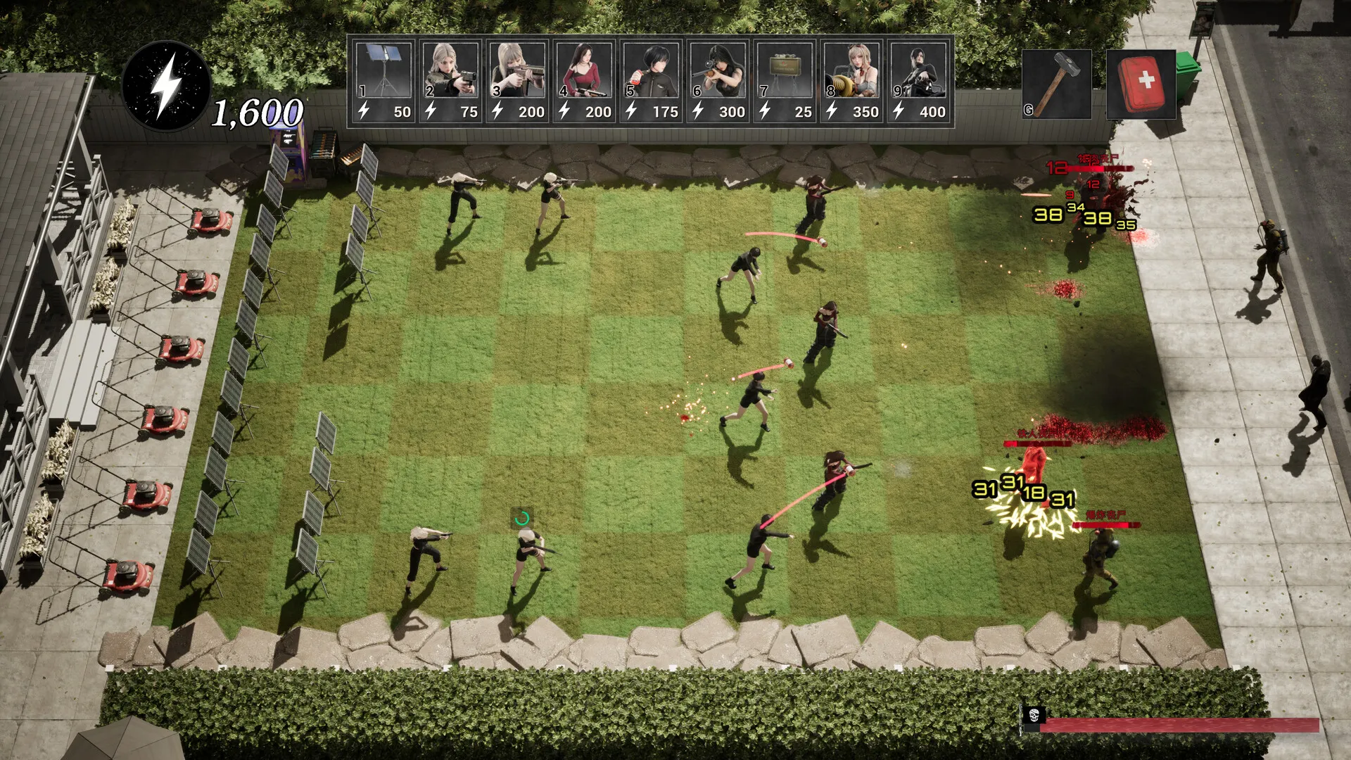 Girls vs Zombies: скриншот 2