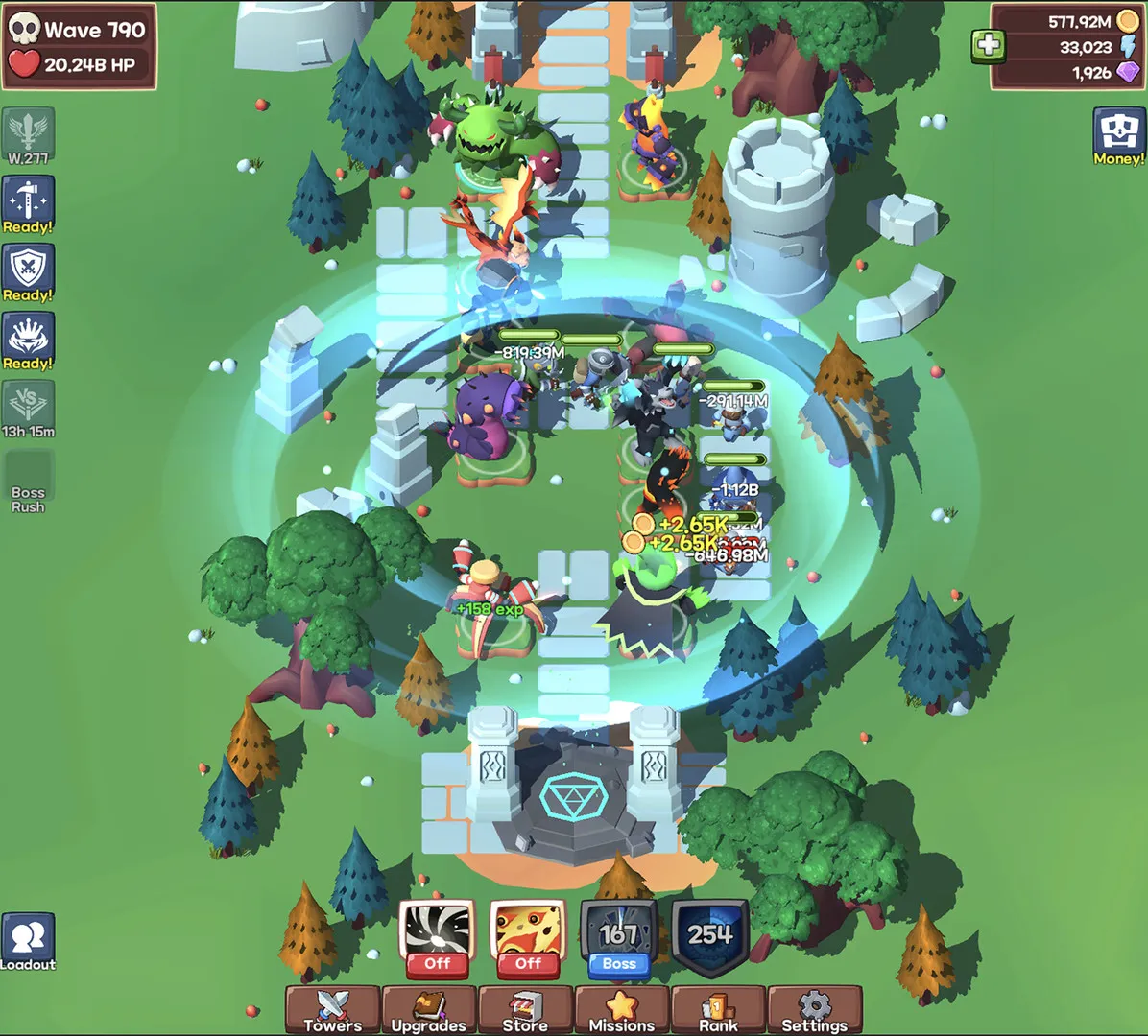 Idle Monster TD: Evolved: скриншот 8