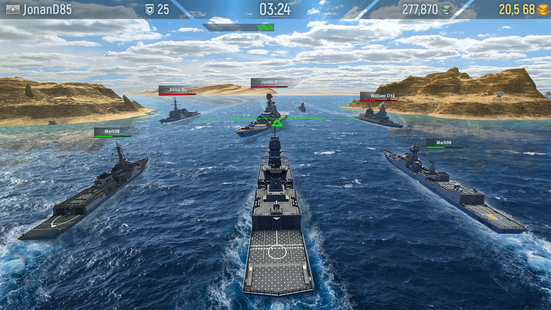 Naval Armada: Морской бой, Боевые корабли: скриншот 2