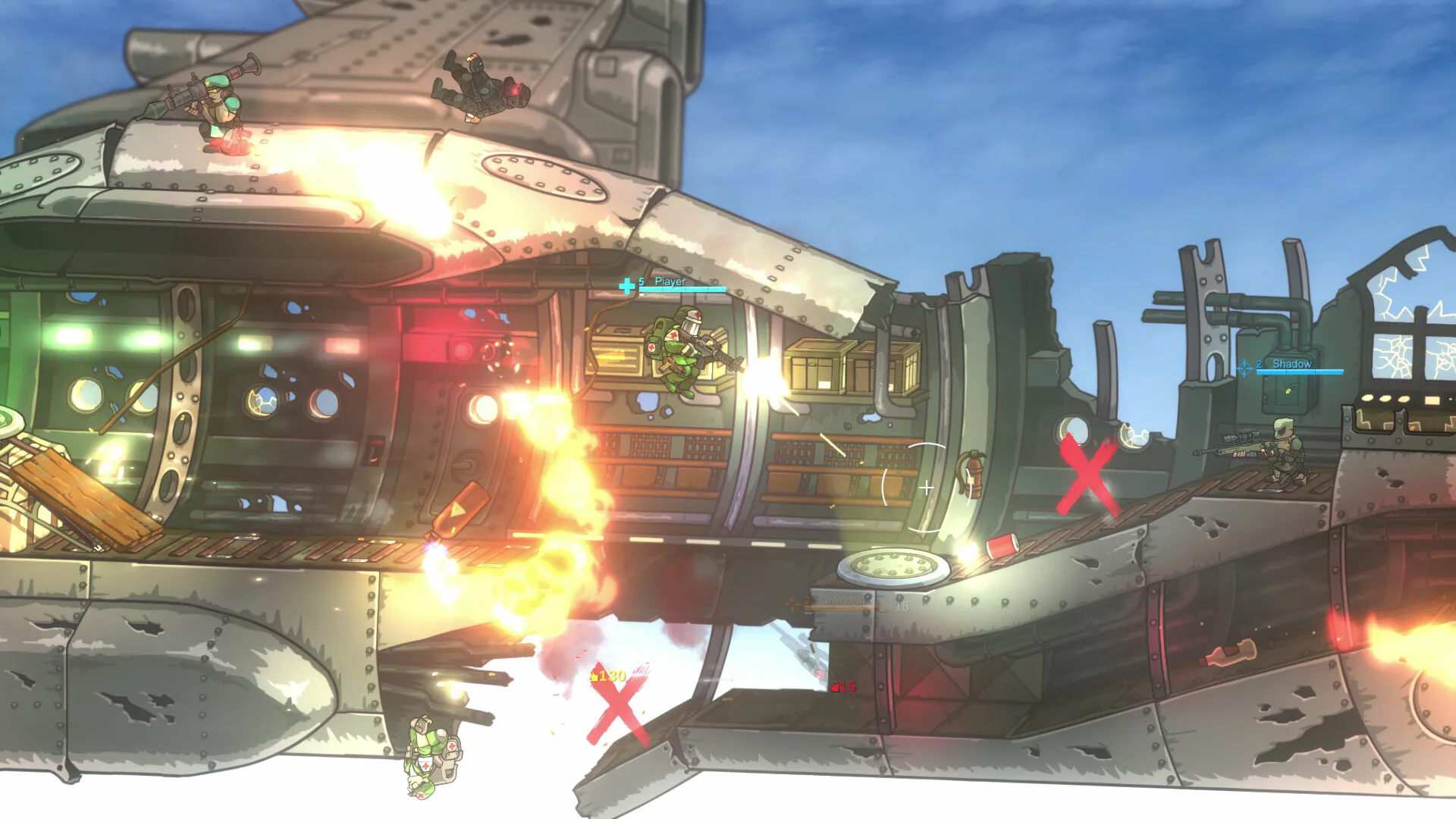 Strike Force Heroes: скриншот 1
