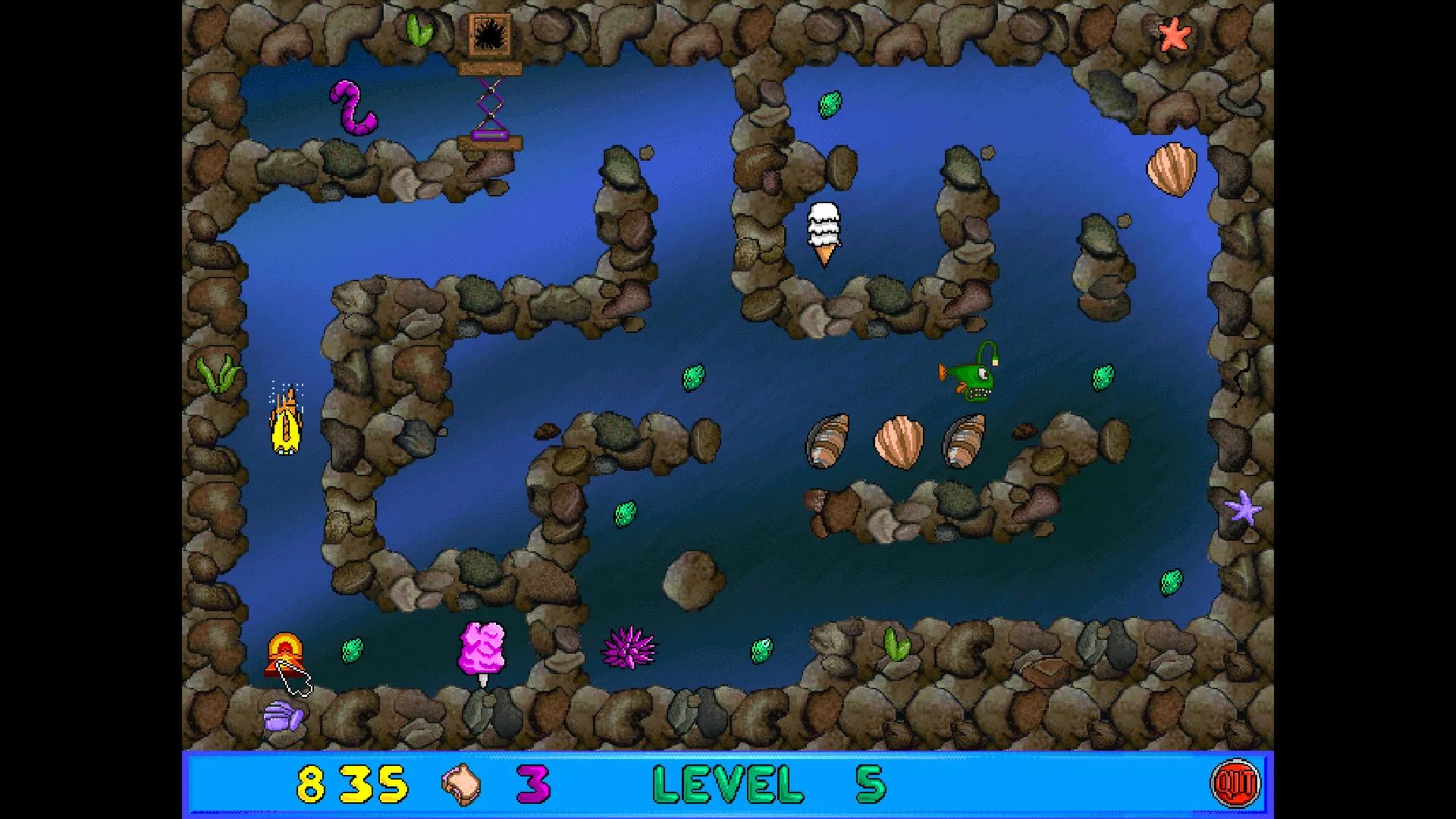 Freddi Fish and Luther's Maze Madness: скриншот 1