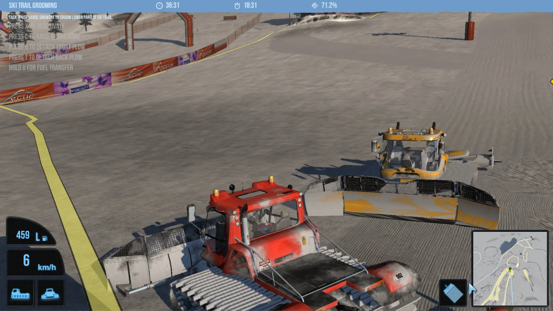 Snowcat Simulator: скриншот 3