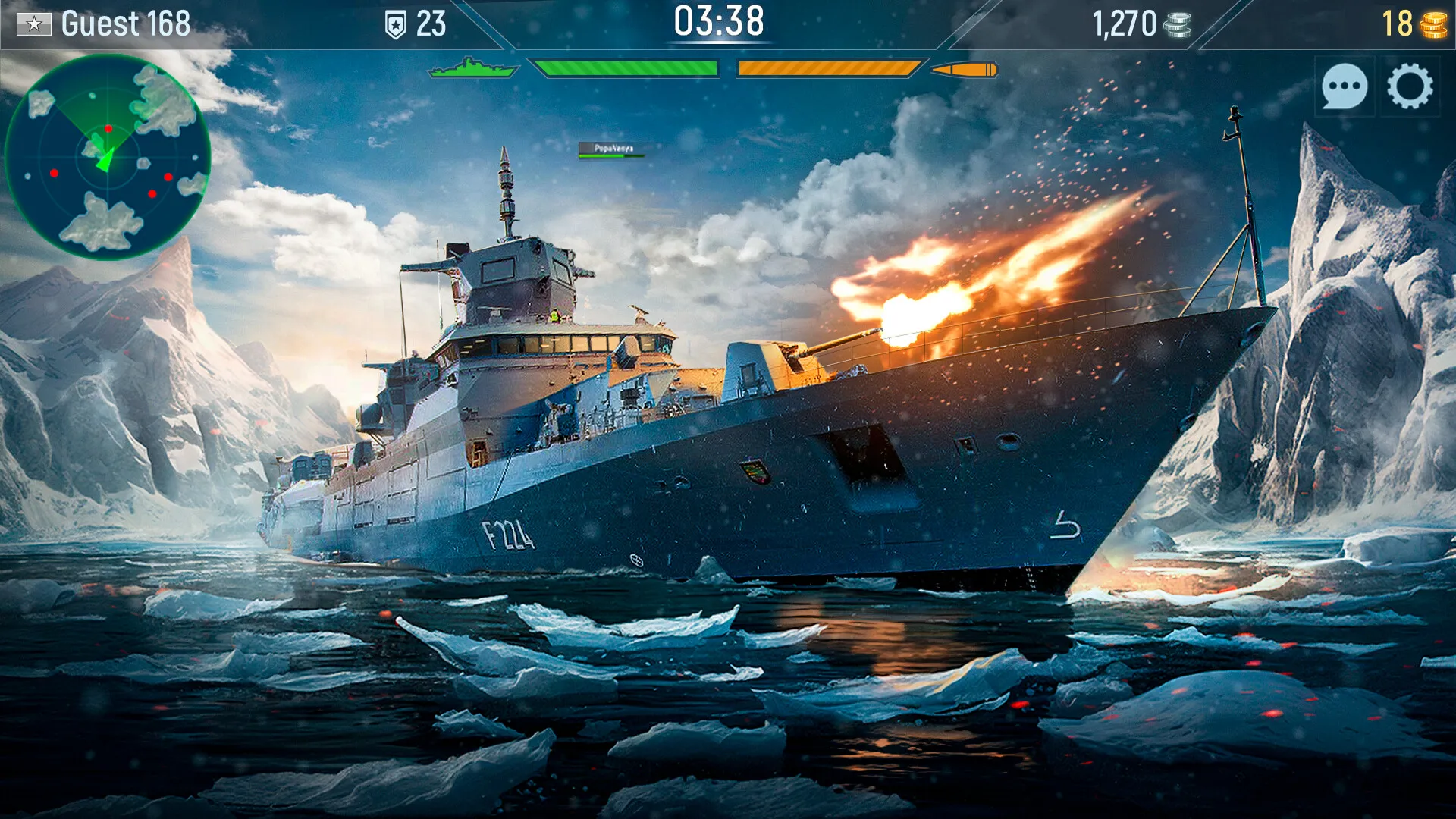 Naval Armada: Морской бой, Боевые корабли: скриншот 3