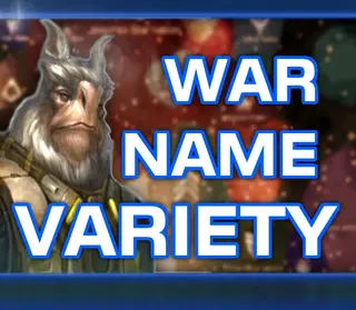 War Name Variety (2.0 - The Invasion Begins)