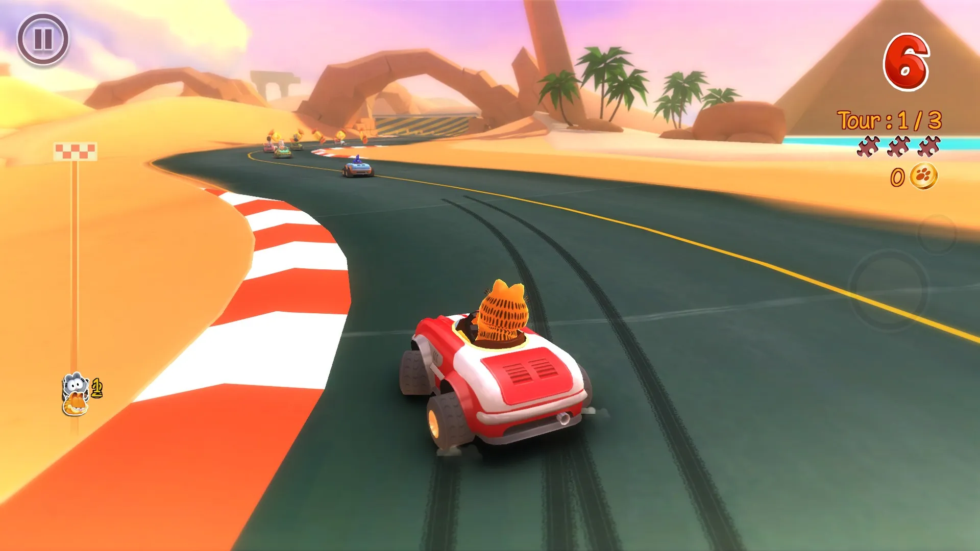 Garfield Kart: скриншот 4