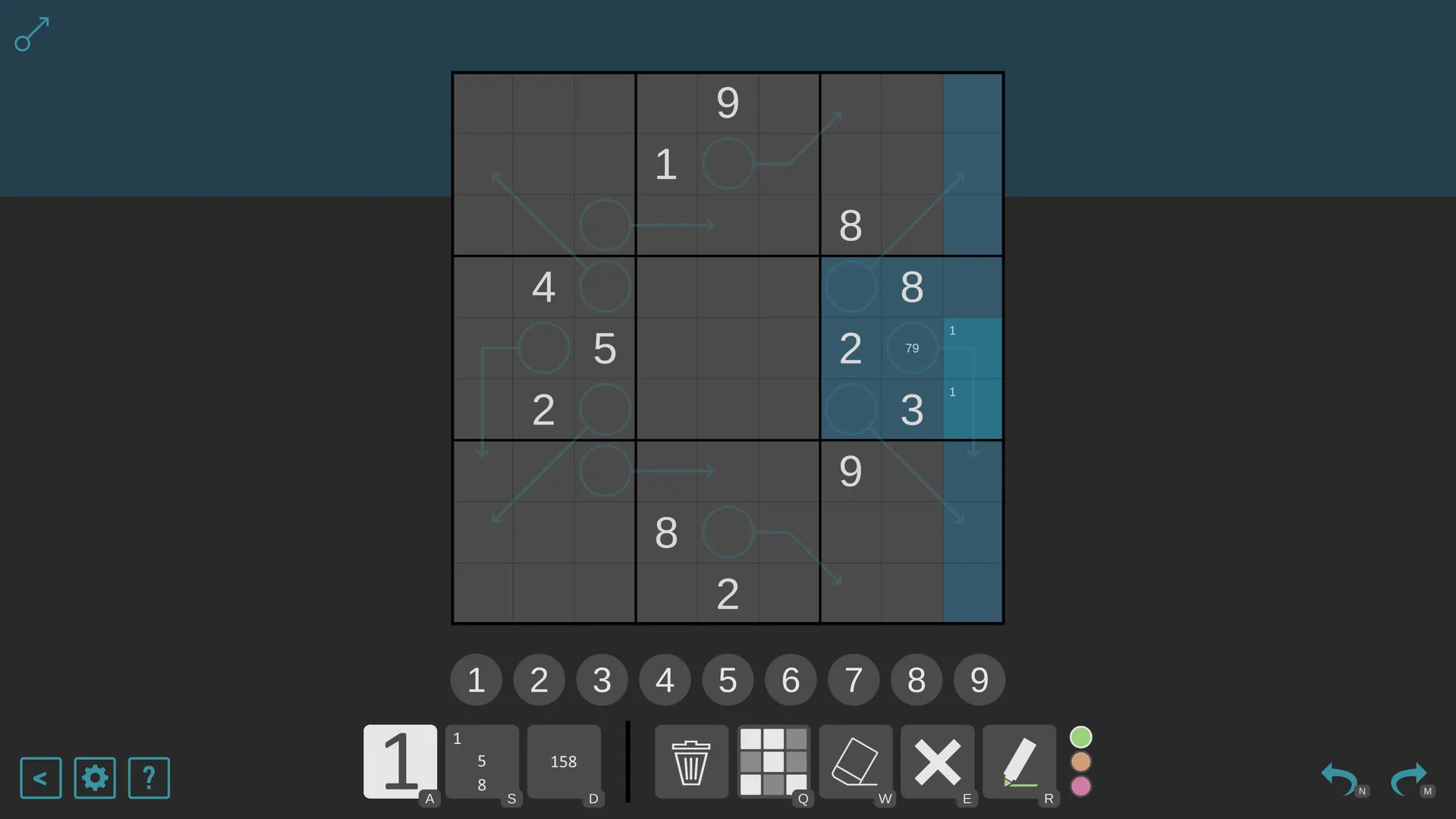 Arrow Sudoku: скриншот 4
