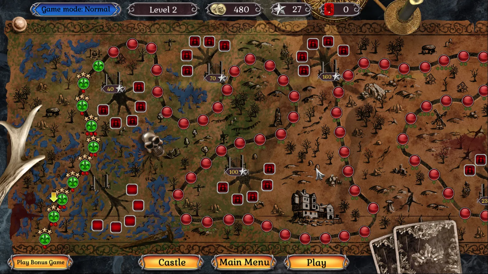 Jewel Match Twilight Solitaire: скриншот 3