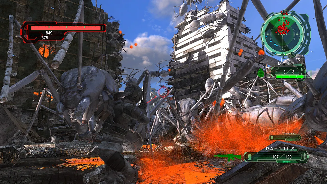EARTH DEFENSE FORCE 6: скриншот 6