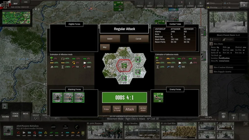 Decisive Campaigns: Ardennes Offensive: скриншот 1