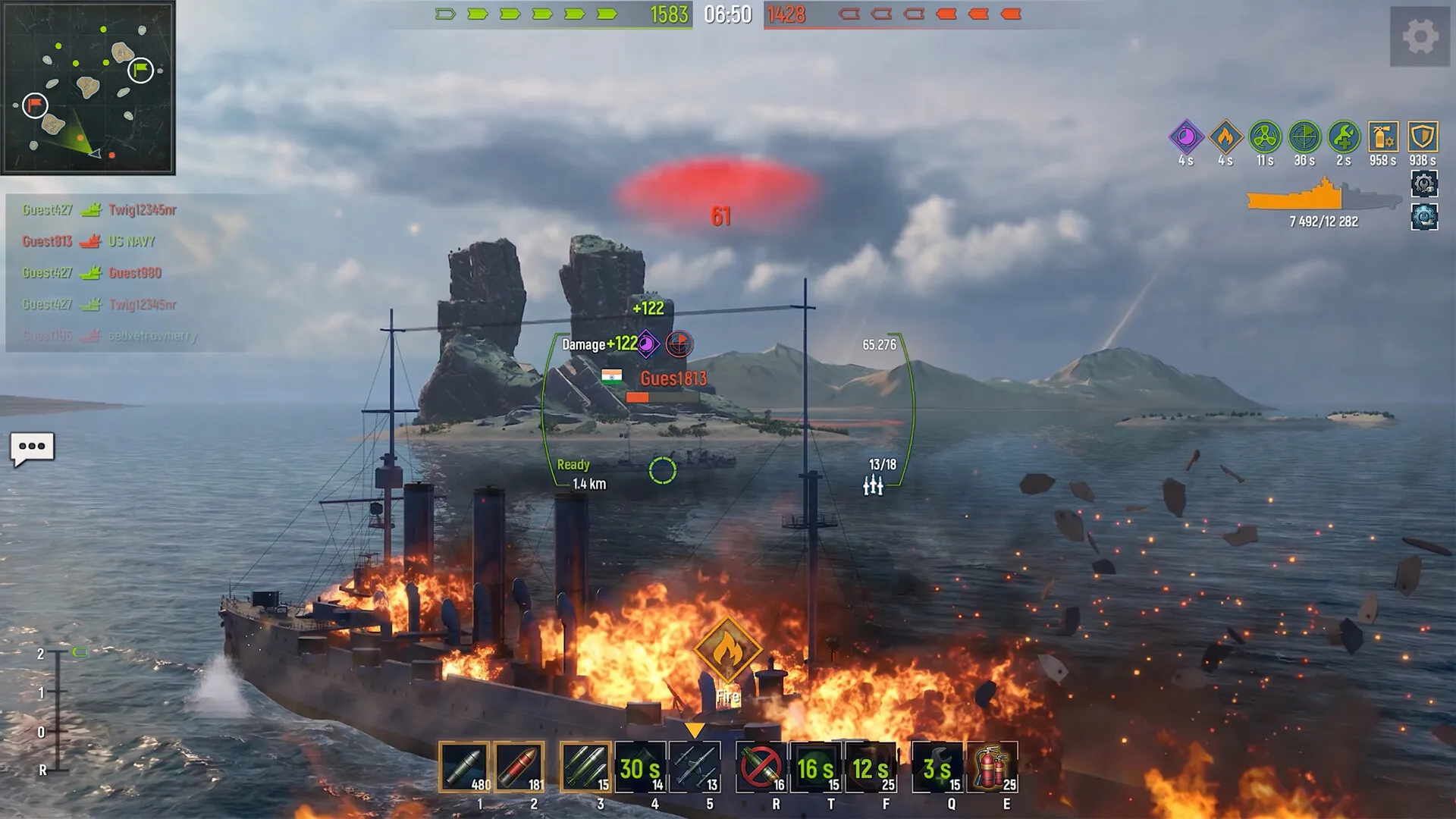 Navy War: Морской бой онлайн: скриншот 7