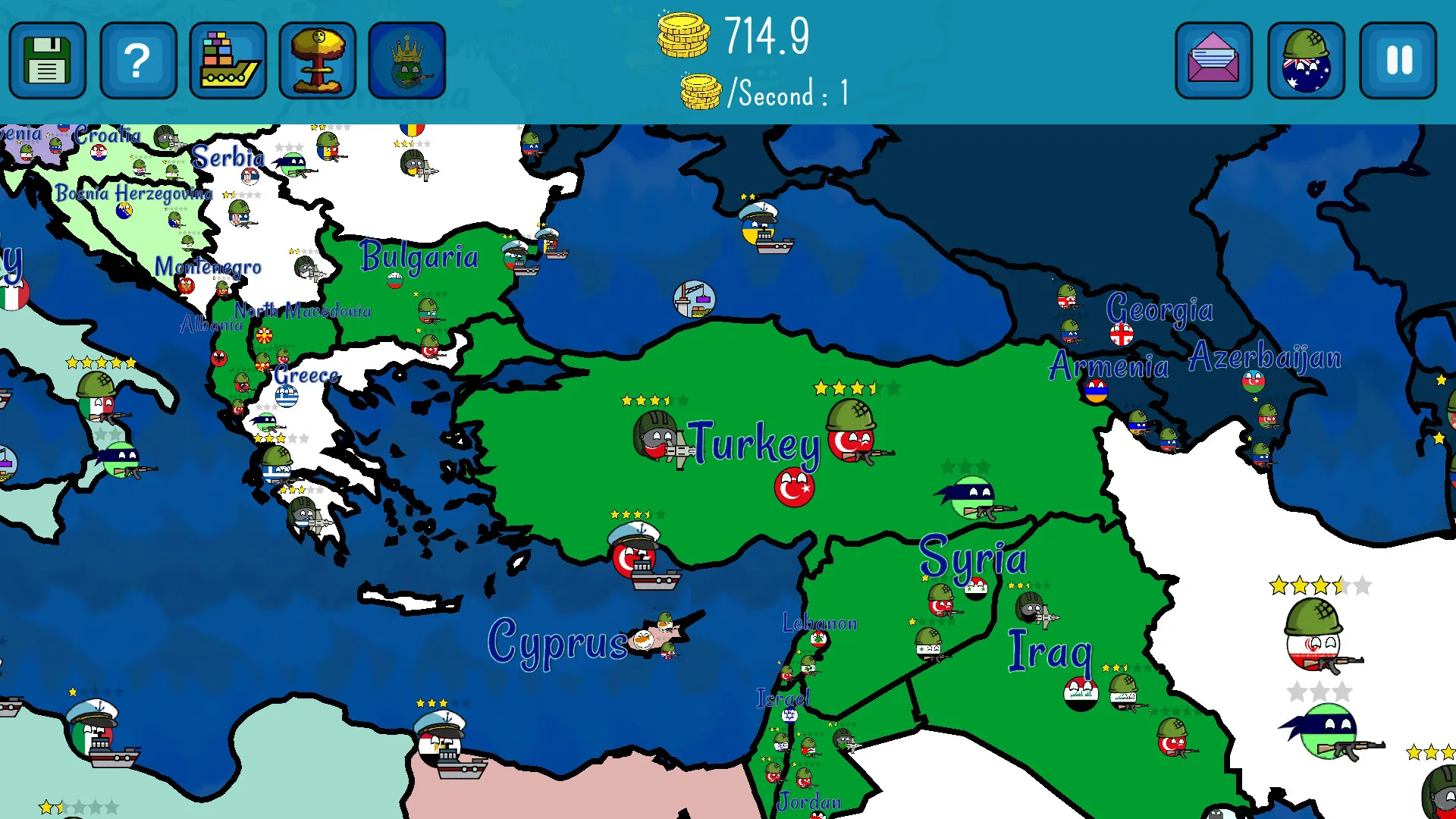 Dictators:No Peace Countryballs: скриншот 3
