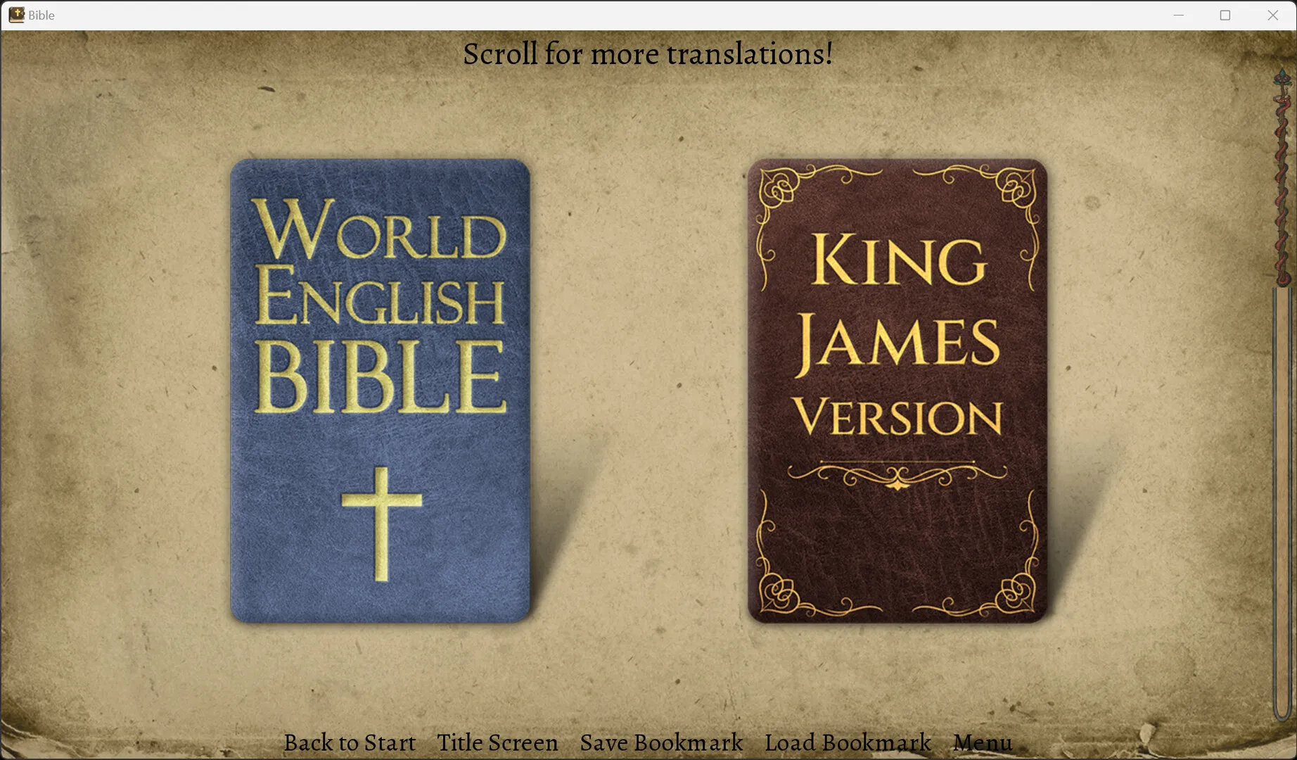 The Bible: скриншот 2